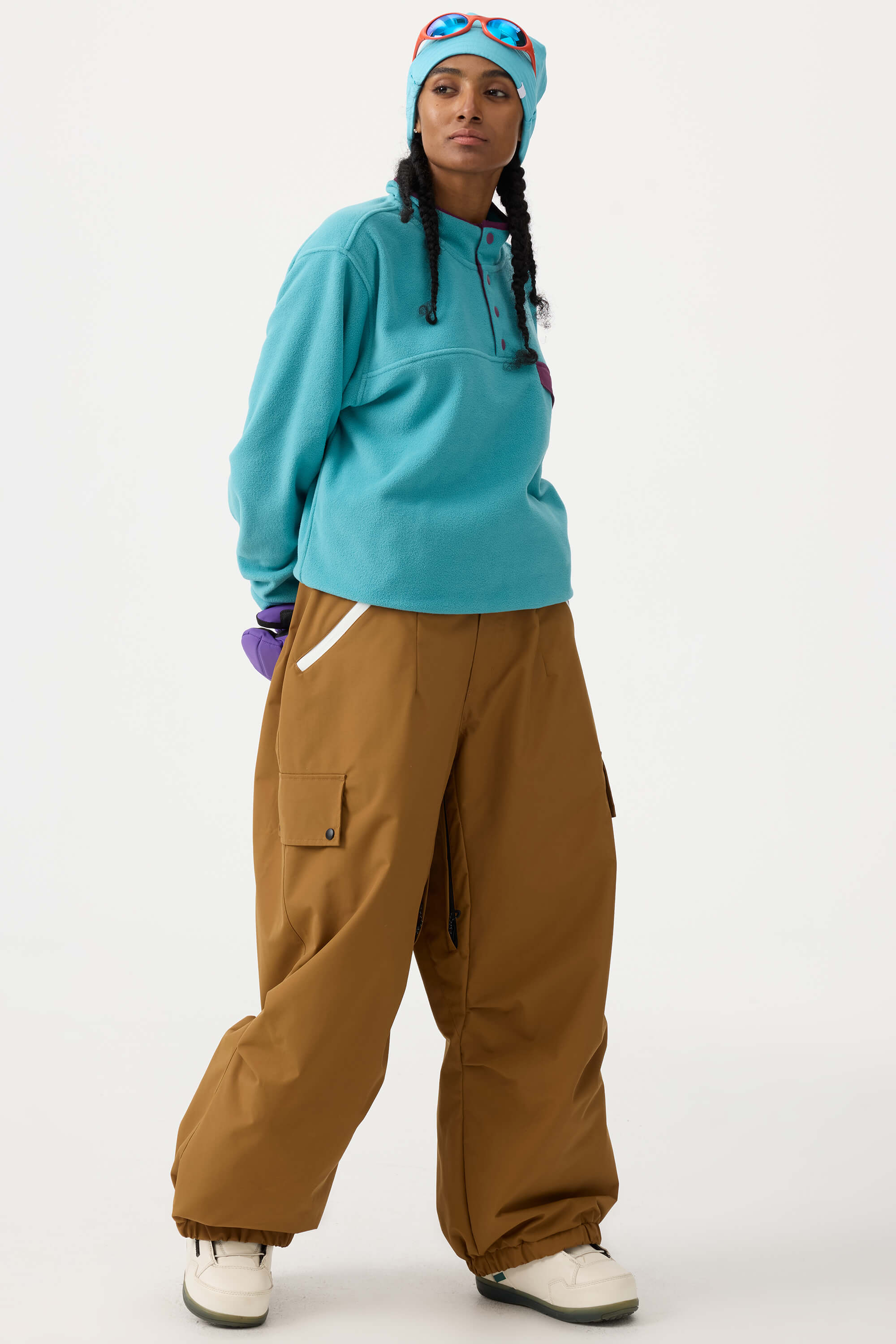 Baggy Wear-resistant Waterproof Snow Pants - Unisex | Gsou Snow