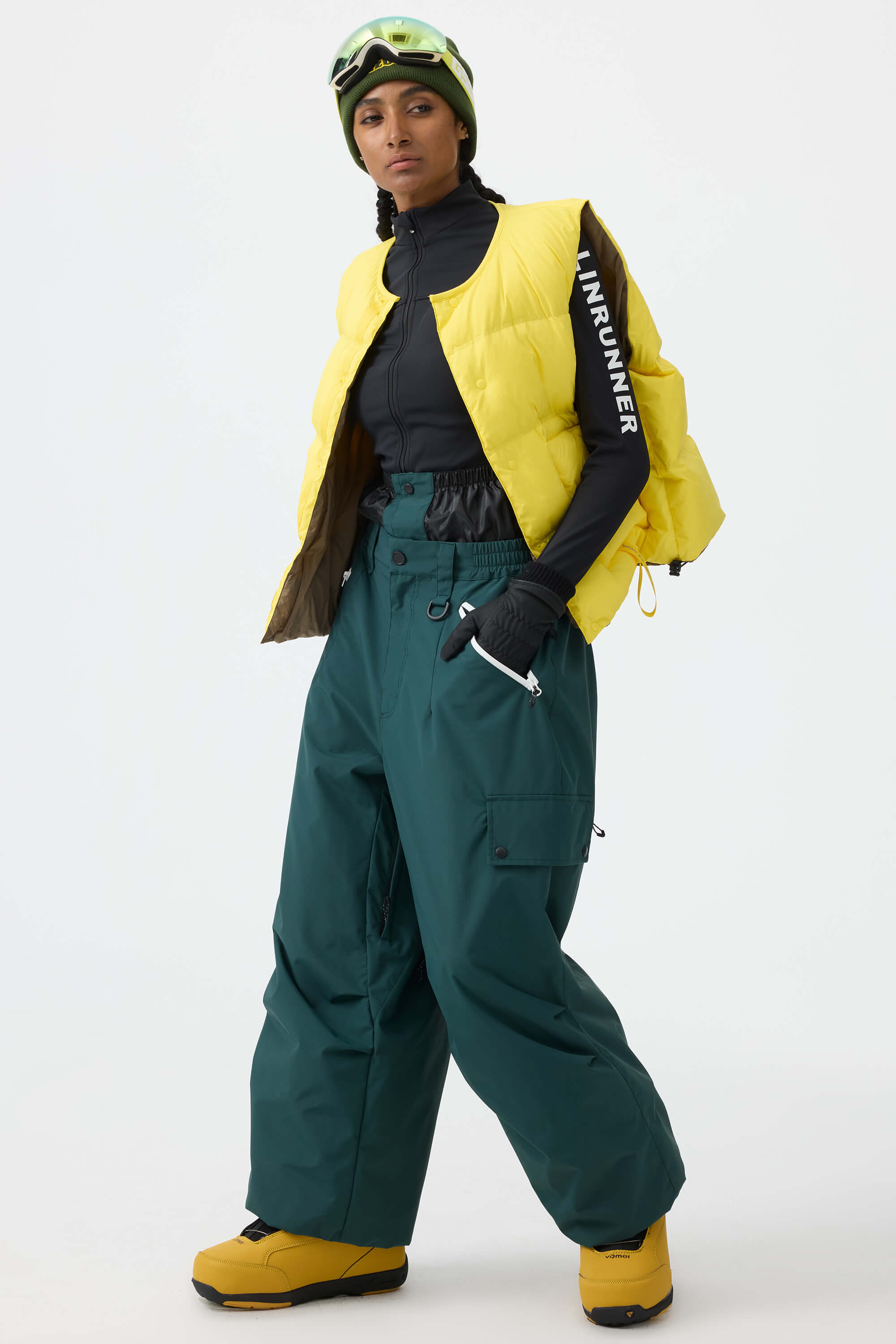 Baggy Wear-resistant Waterproof Snow Pants - Unisex | Gsou Snow