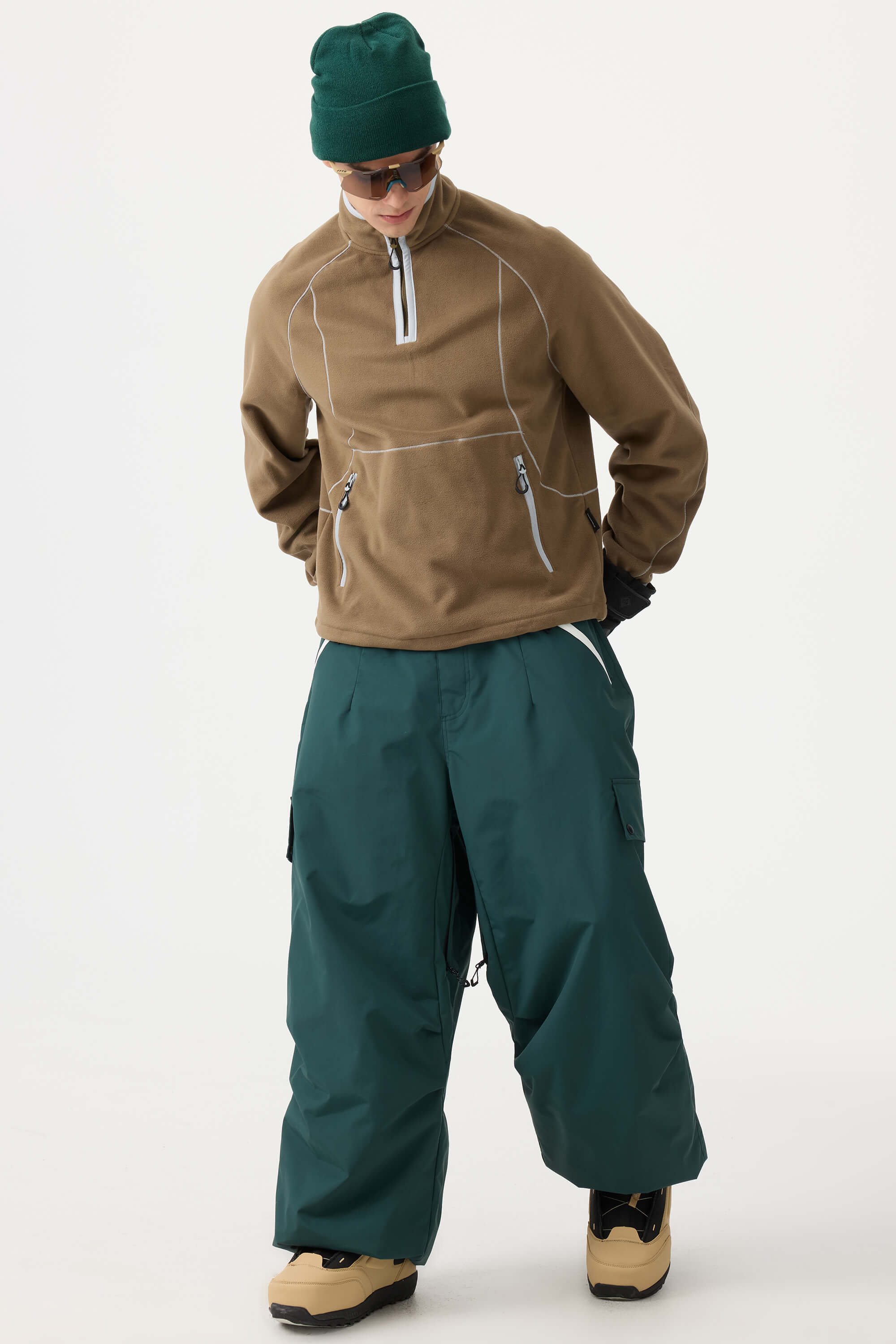 Baggy Wear-resistant Waterproof Snow Pants - Unisex | Gsou Snow