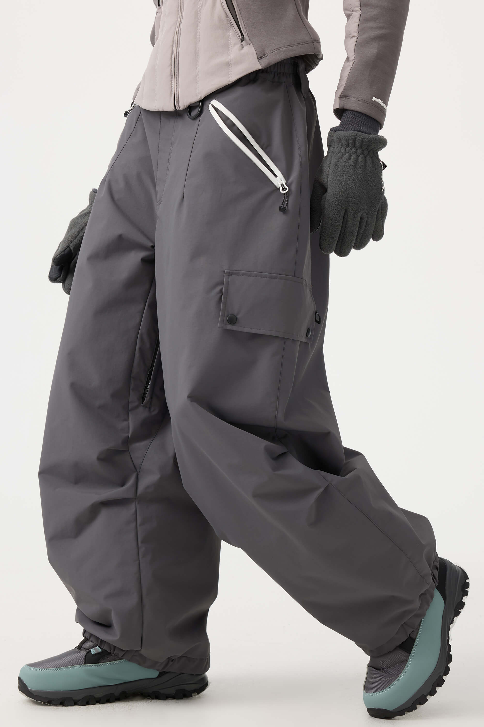Baggy Wear-resistant Waterproof Snow Pants - Unisex | Gsou Snow