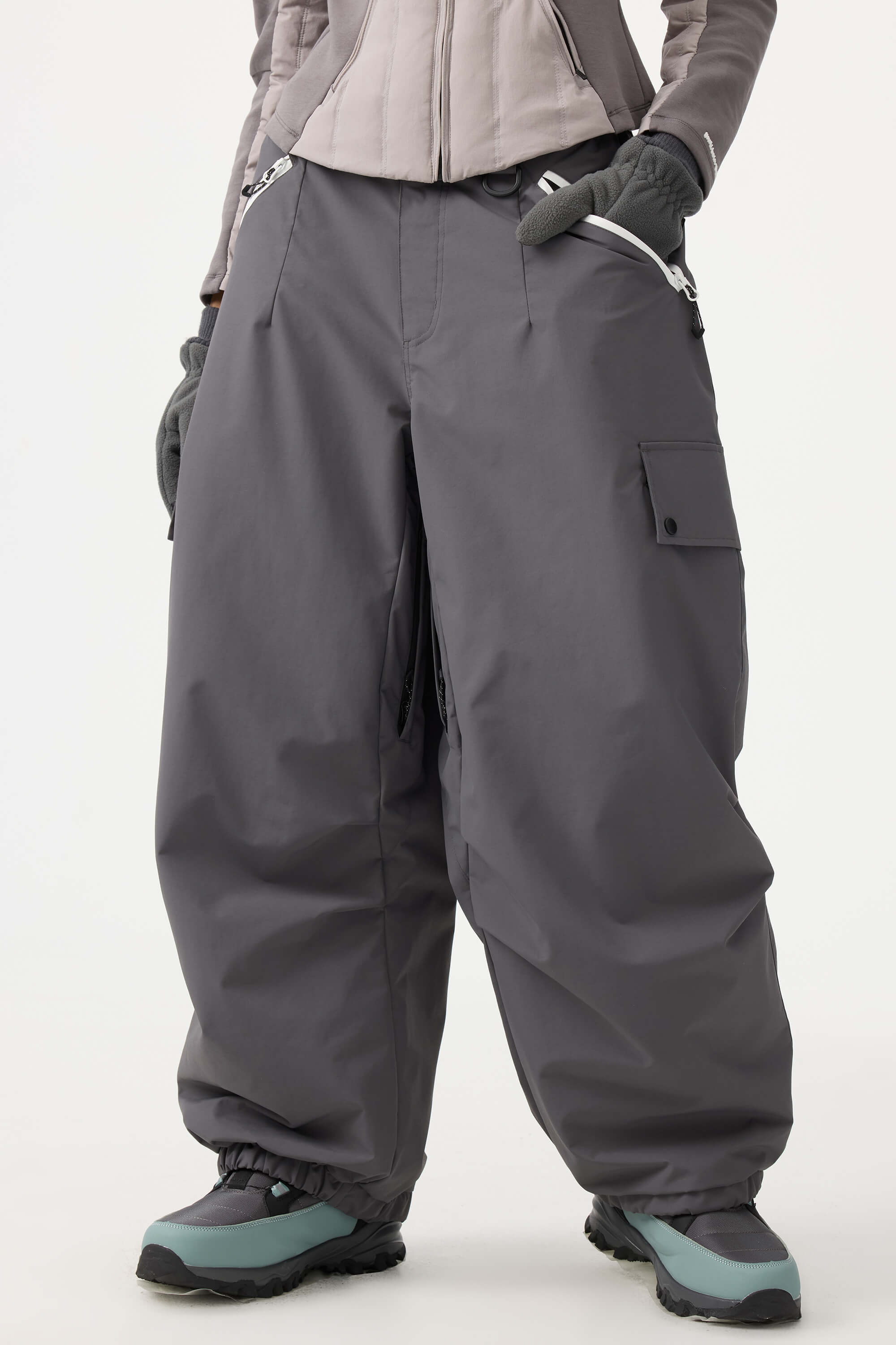 Baggy Wear-resistant Waterproof Snow Pants - Unisex | Gsou Snow