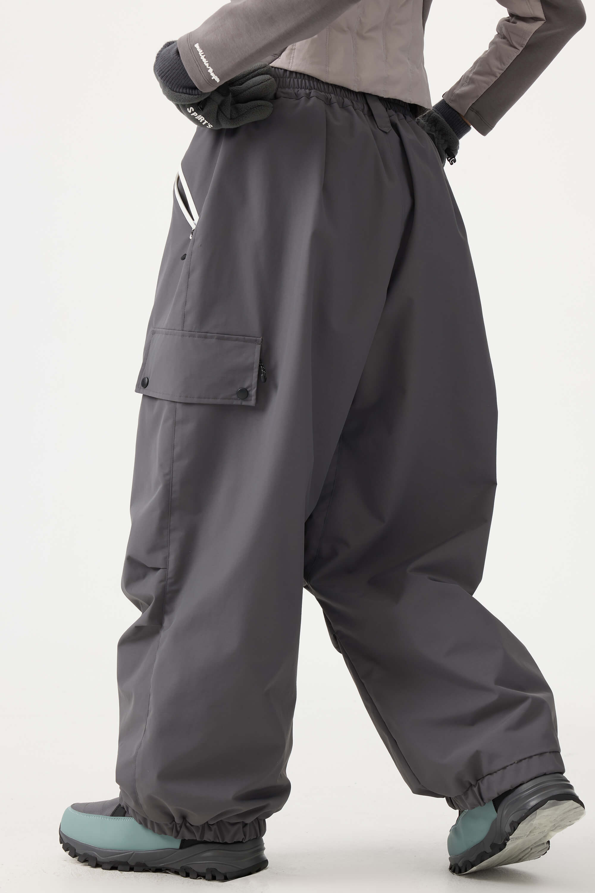 Baggy Wear-resistant Waterproof Snow Pants - Unisex | Gsou Snow