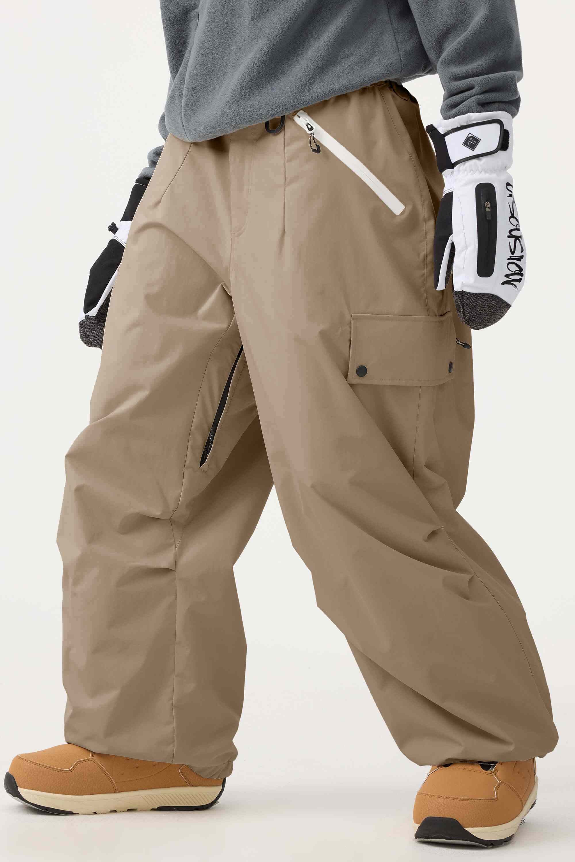Baggy Wear-resistant Waterproof Snow Pants - Unisex | Gsou Snow