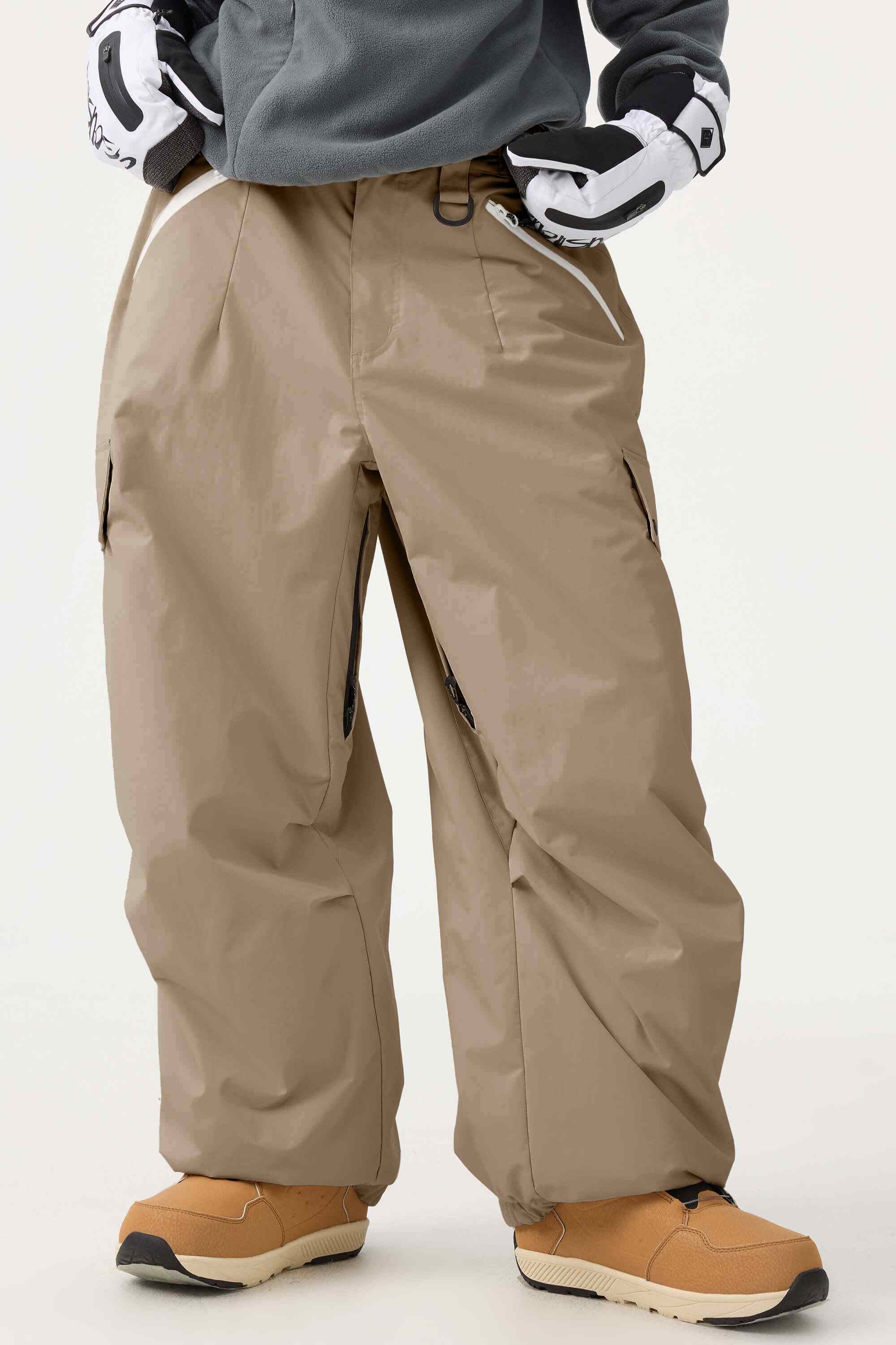 Baggy Wear-resistant Waterproof Snow Pants - Unisex | Gsou Snow