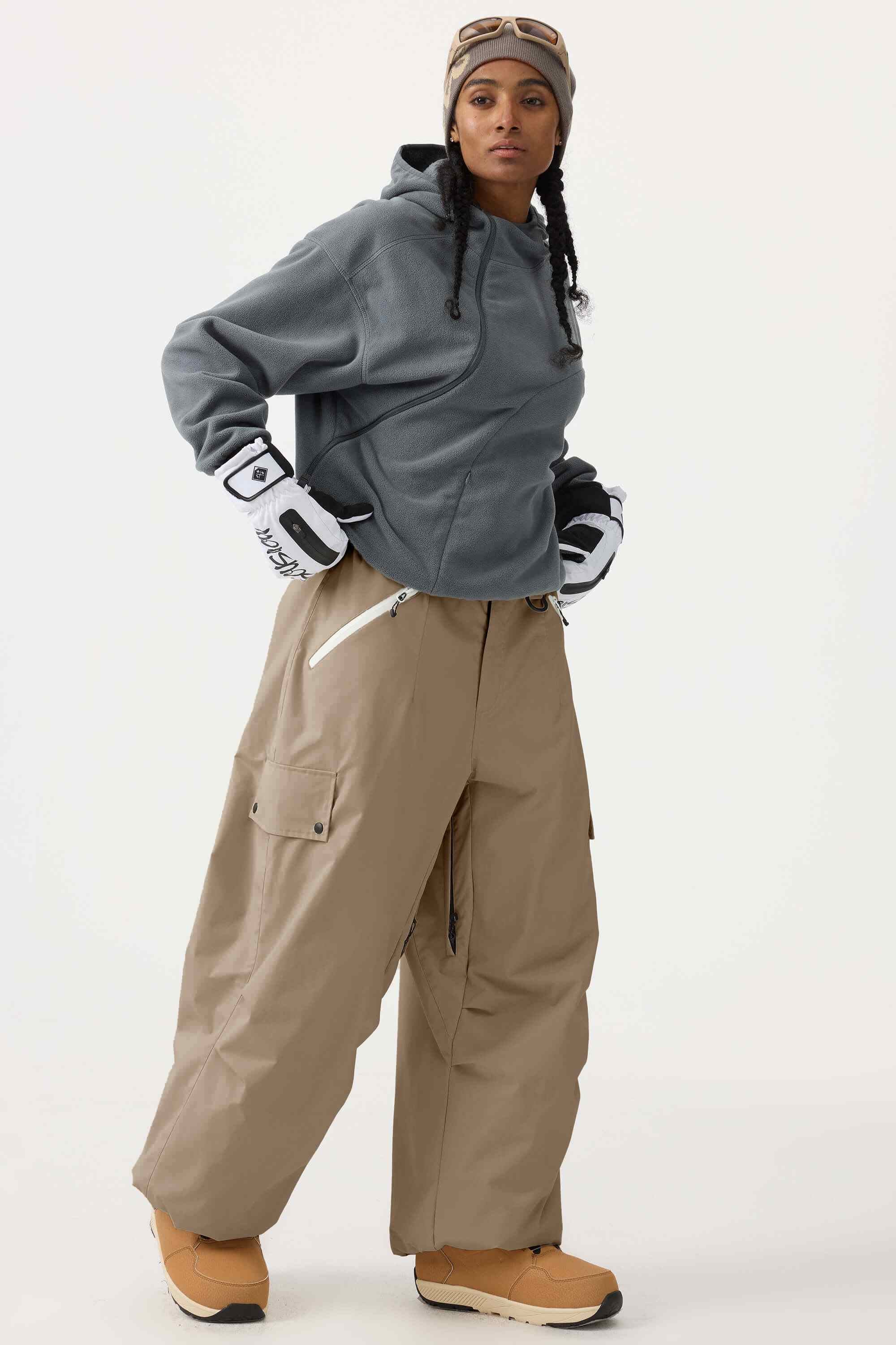 Baggy Wear-resistant Waterproof Snow Pants - Unisex | Gsou Snow
