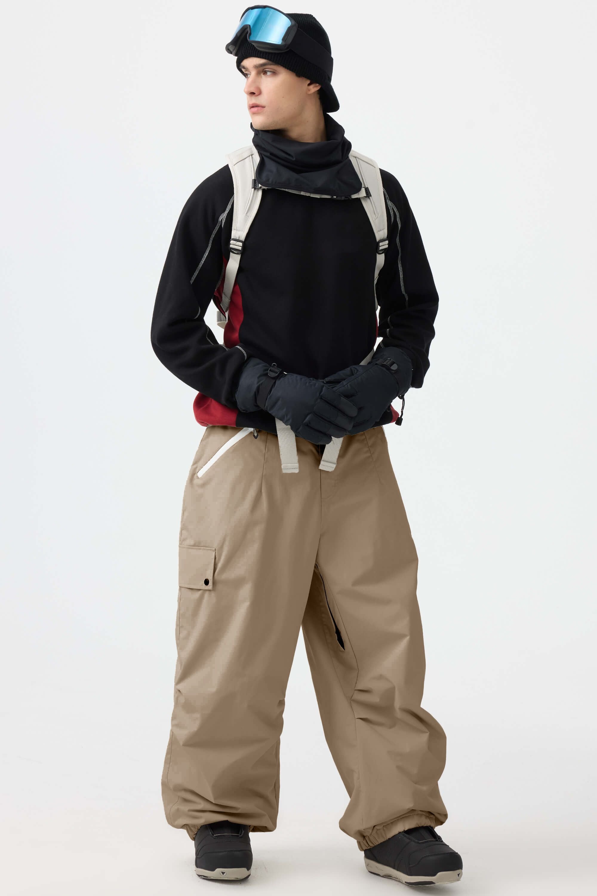 Baggy Wear-resistant Waterproof Snow Pants - Unisex | Gsou Snow