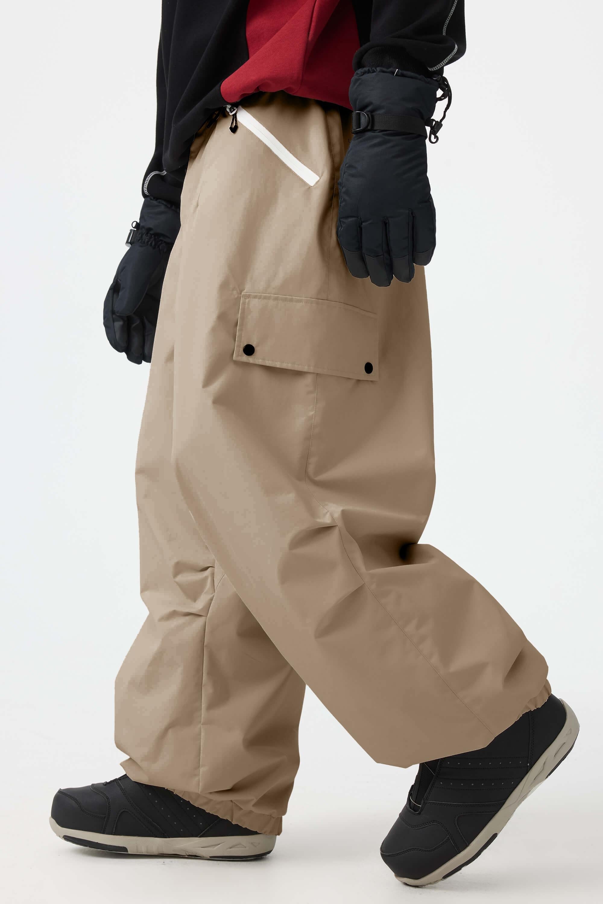Baggy Wear-resistant Waterproof Snow Pants - Unisex | Gsou Snow