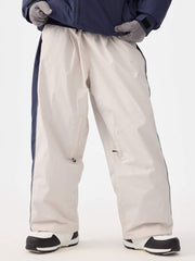 Retro Track Side Stripe Baggy Snow Pants – Unisex | Gsou Snow