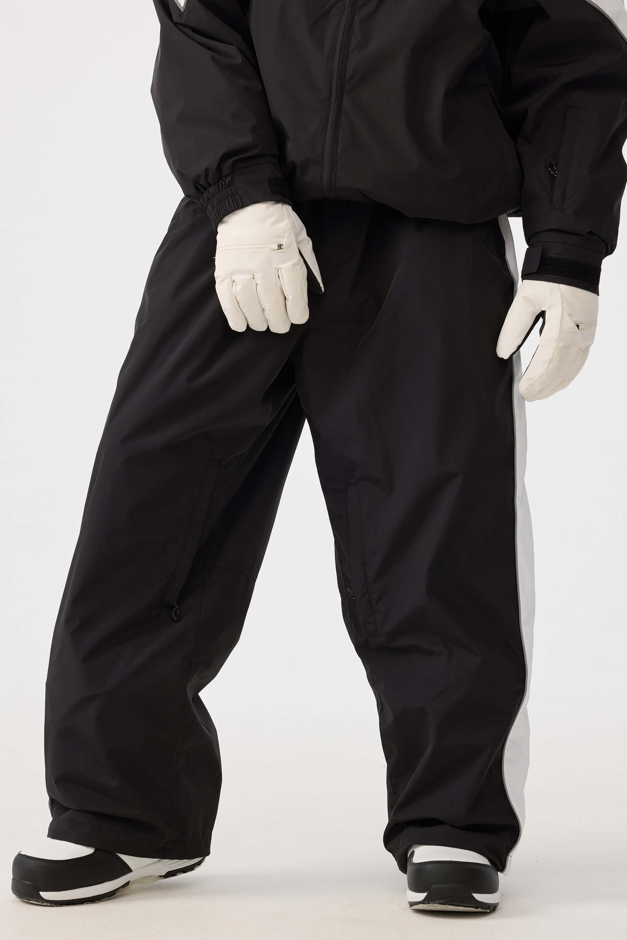 Retro Track Side Stripe Baggy Snow Pants – Unisex | Gsou Snow