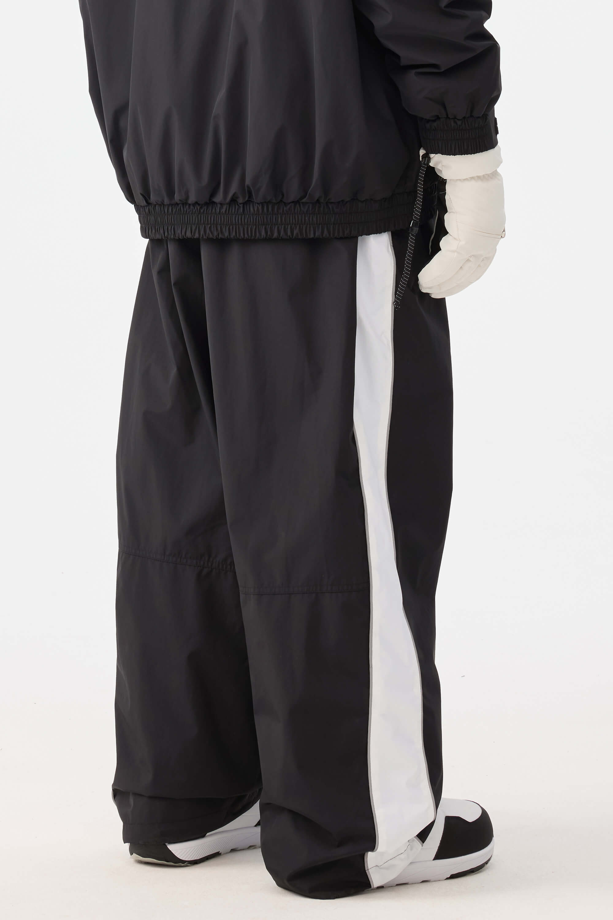 Retro Track Side Stripe Baggy Snow Pants – Unisex | Gsou Snow