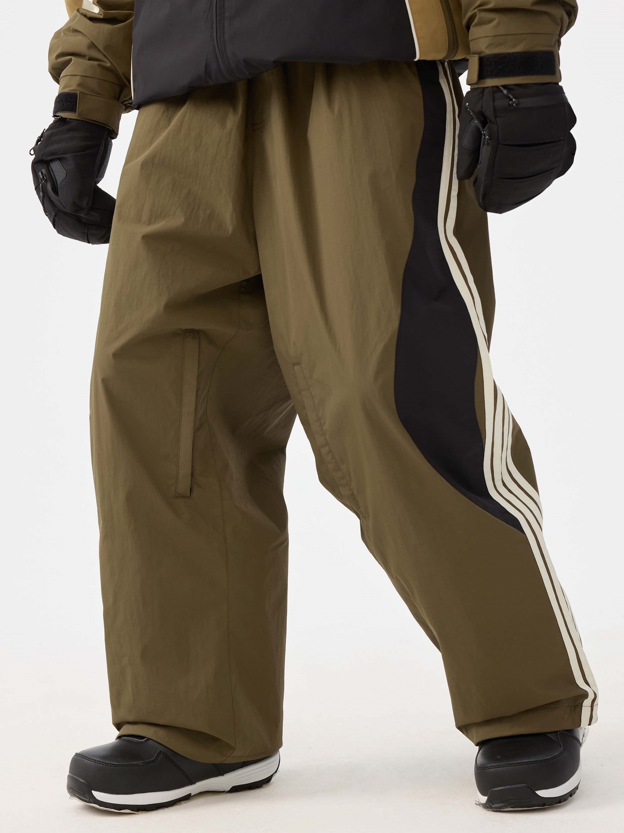Retro Sporty Side Stripe Snow Pants – Unisex | Gsou Snow