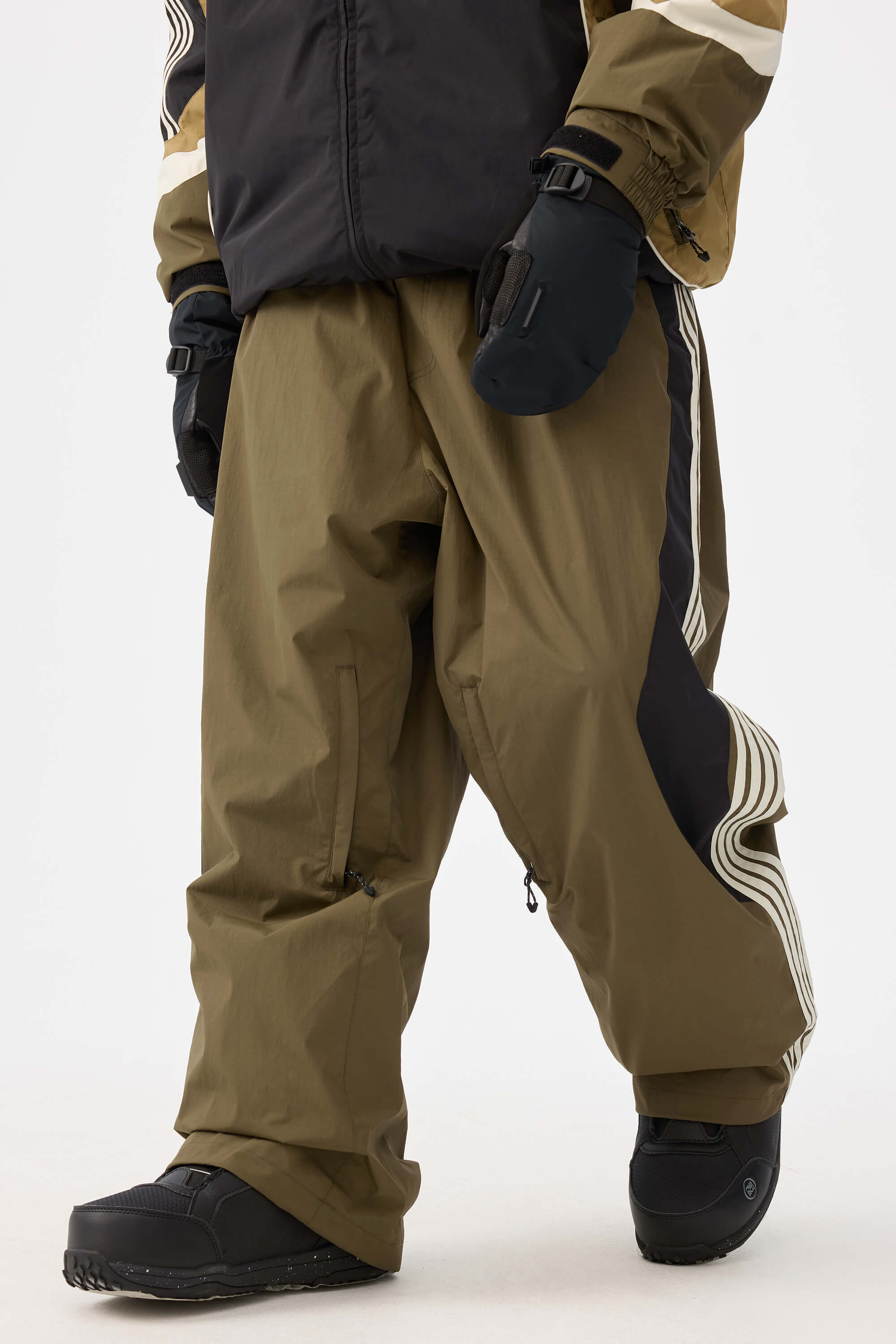 Retro Sporty Side Stripe Snow Pants – Unisex | Gsou Snow