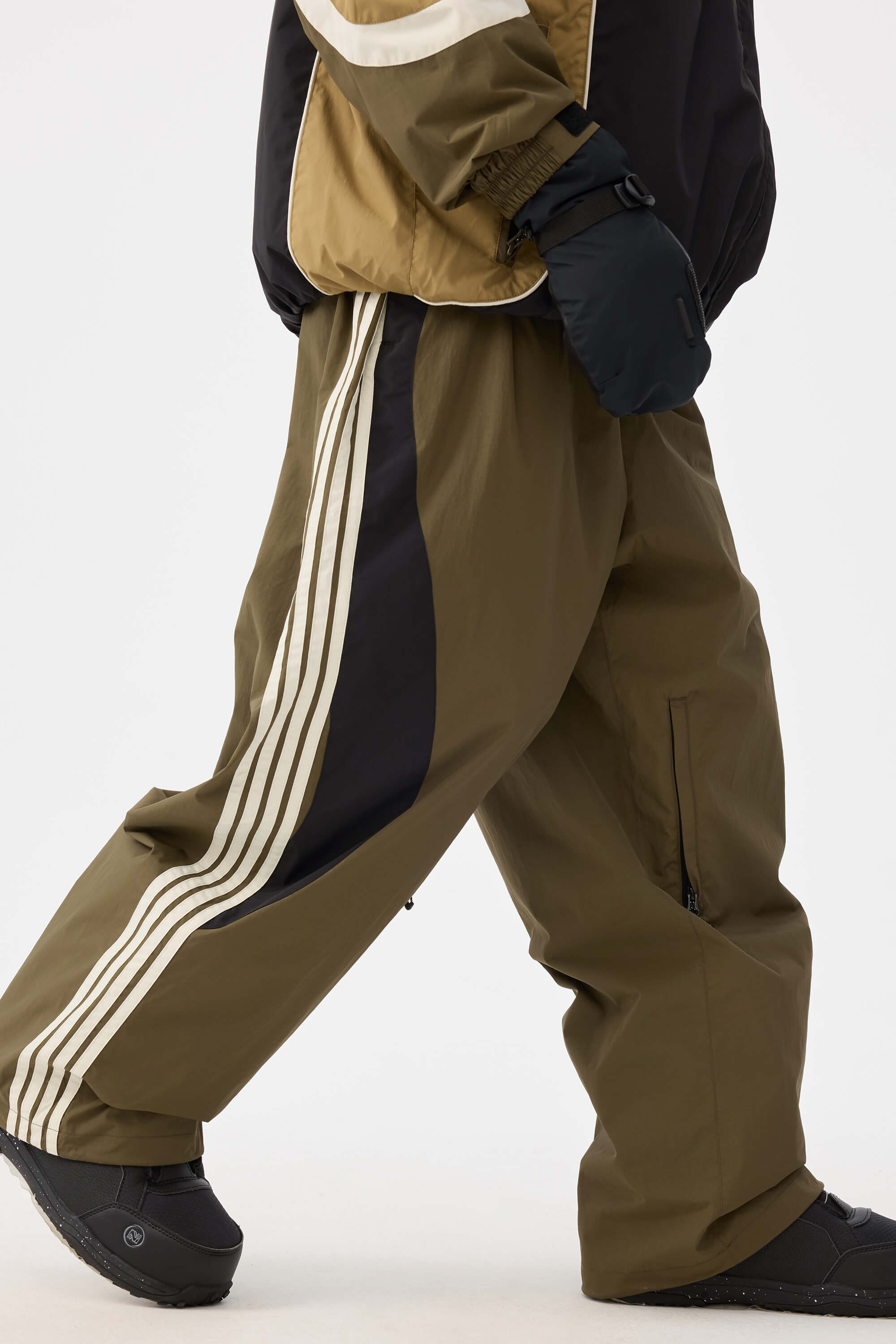 Retro Sporty Side Stripe Snow Pants – Unisex | Gsou Snow