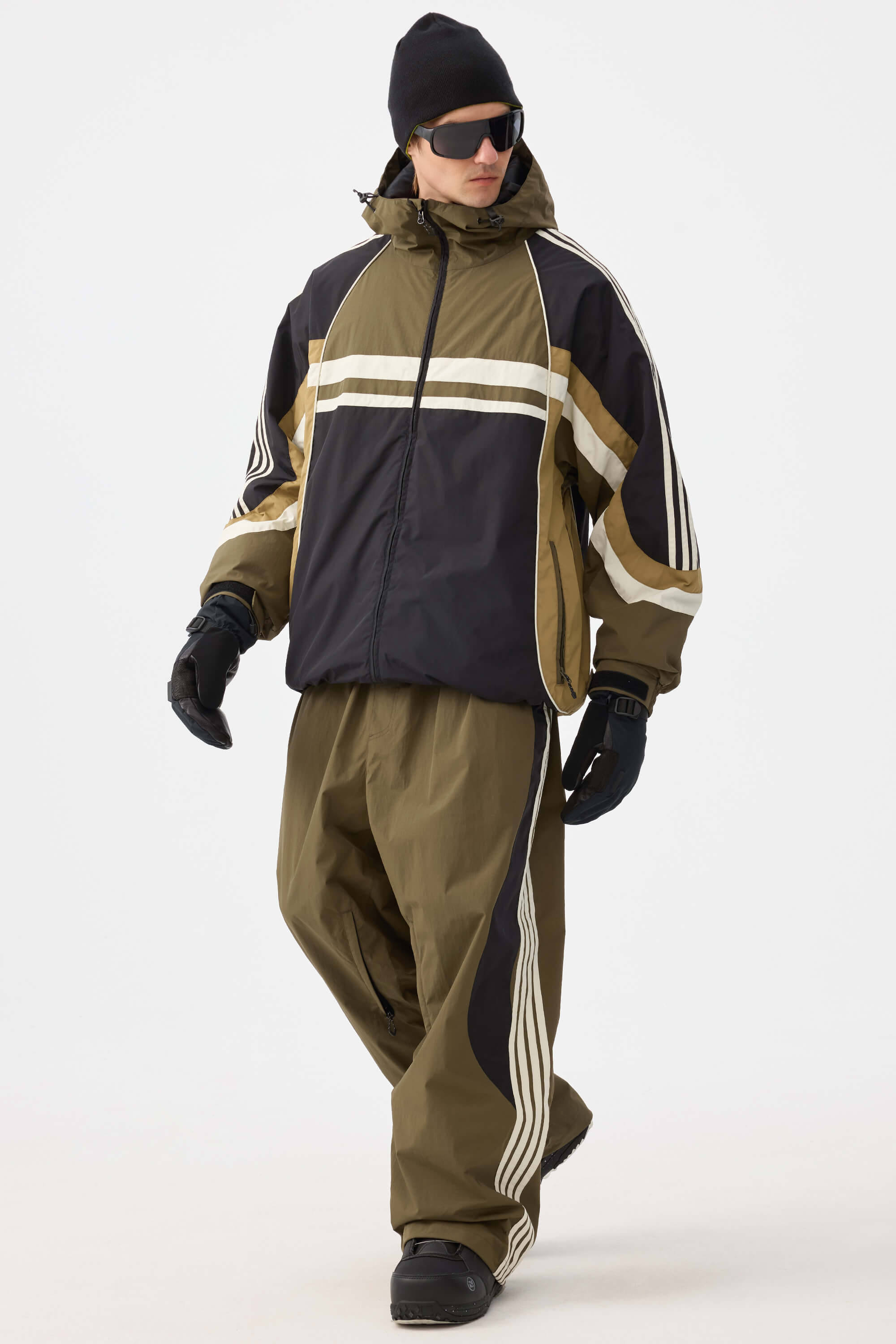Retro Sporty Side Stripe Snow Pants – Unisex | Gsou Snow