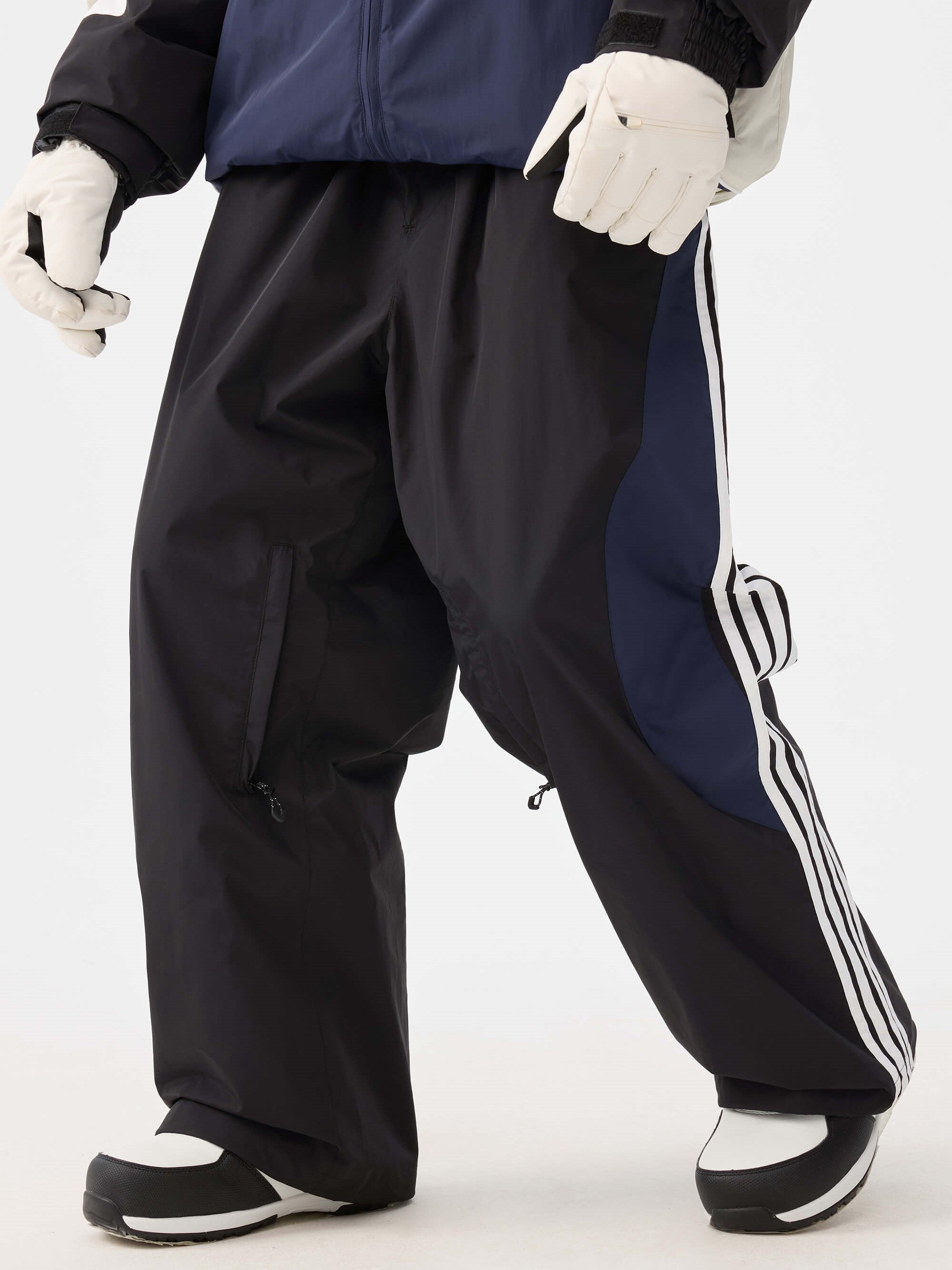 Retro Sporty Side Stripe Snow Pants – Unisex | Gsou Snow