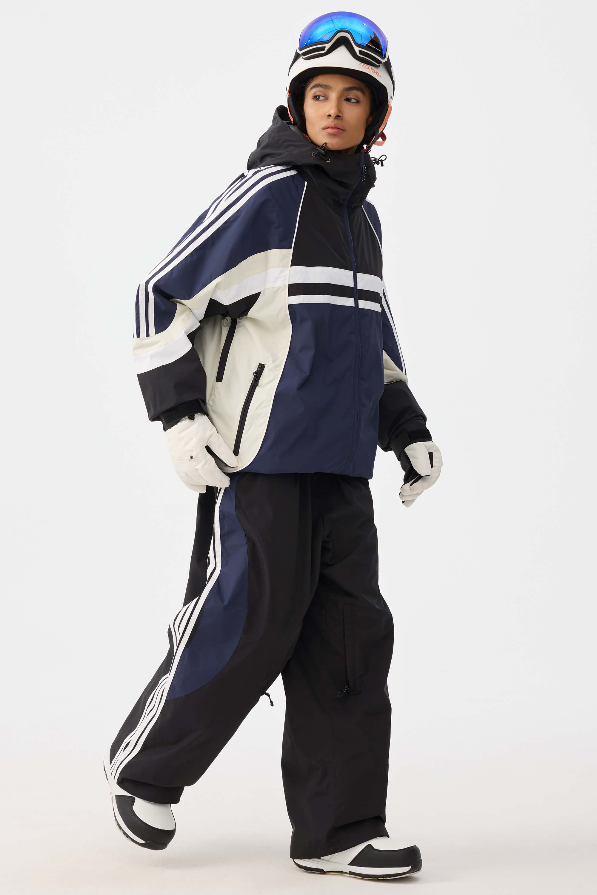 Retro Sporty Side Stripe Snow Pants – Unisex | Gsou Snow