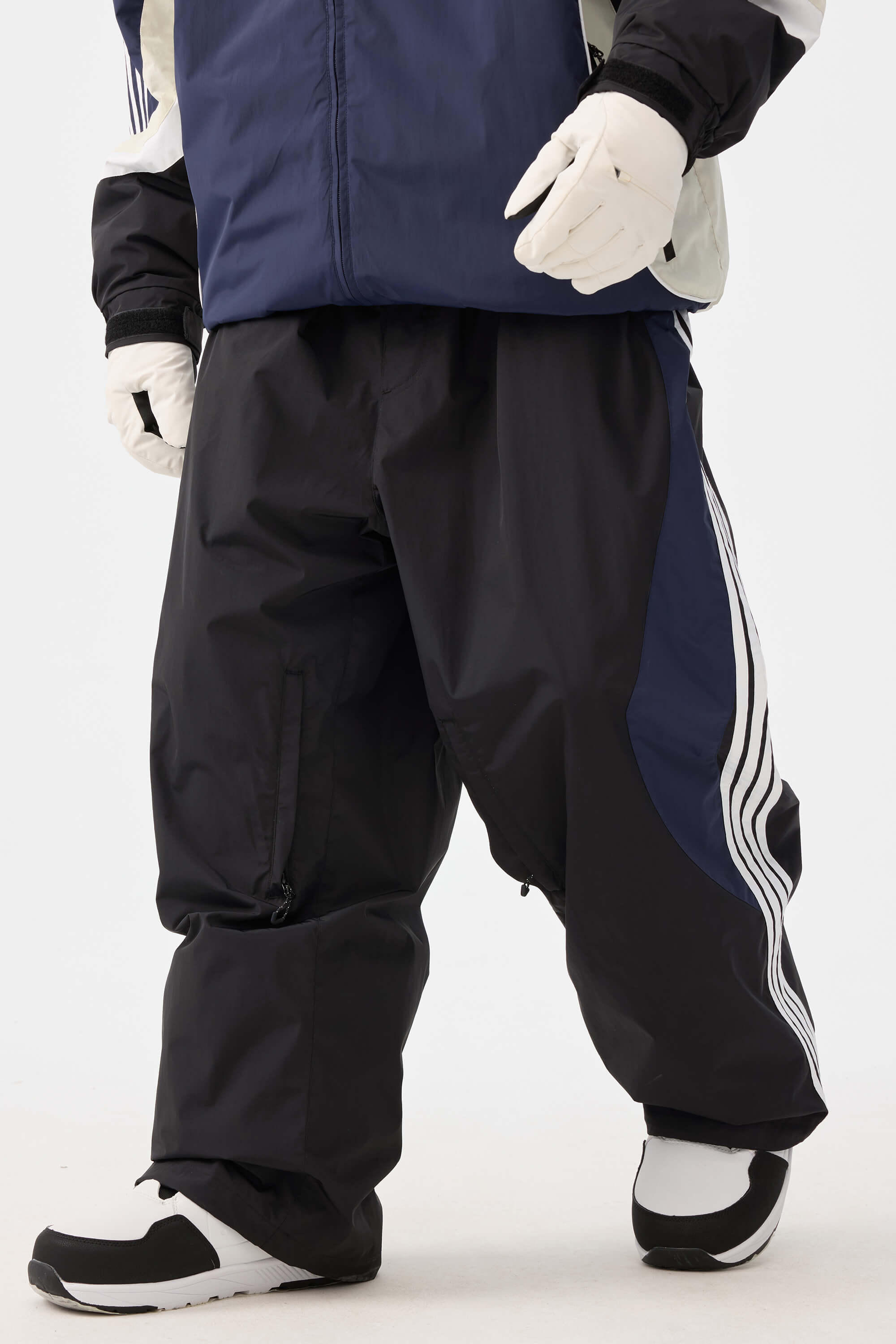Retro Sporty Side Stripe Snow Pants – Unisex | Gsou Snow