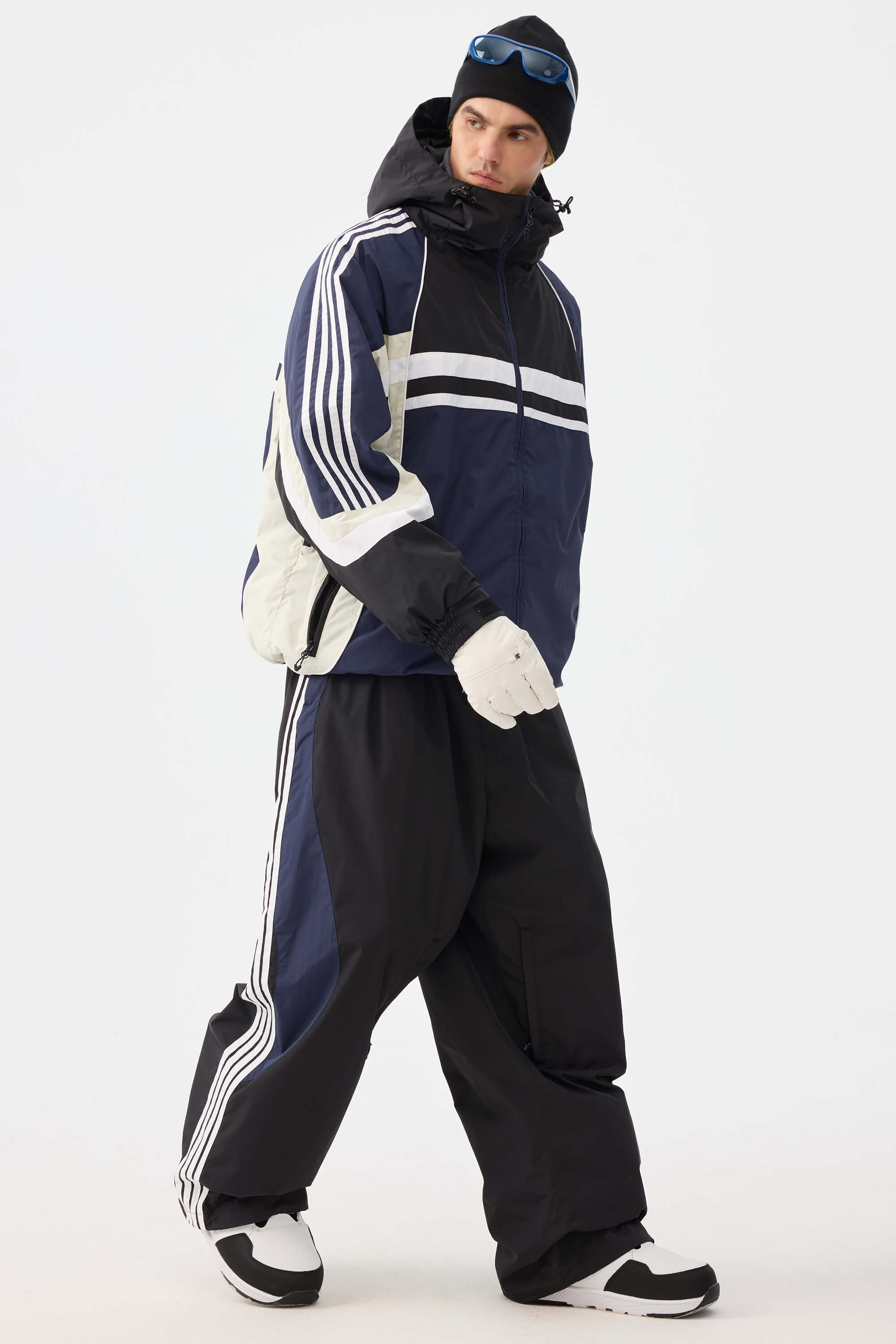 Retro Sporty Side Stripe Snow Pants – Unisex | Gsou Snow
