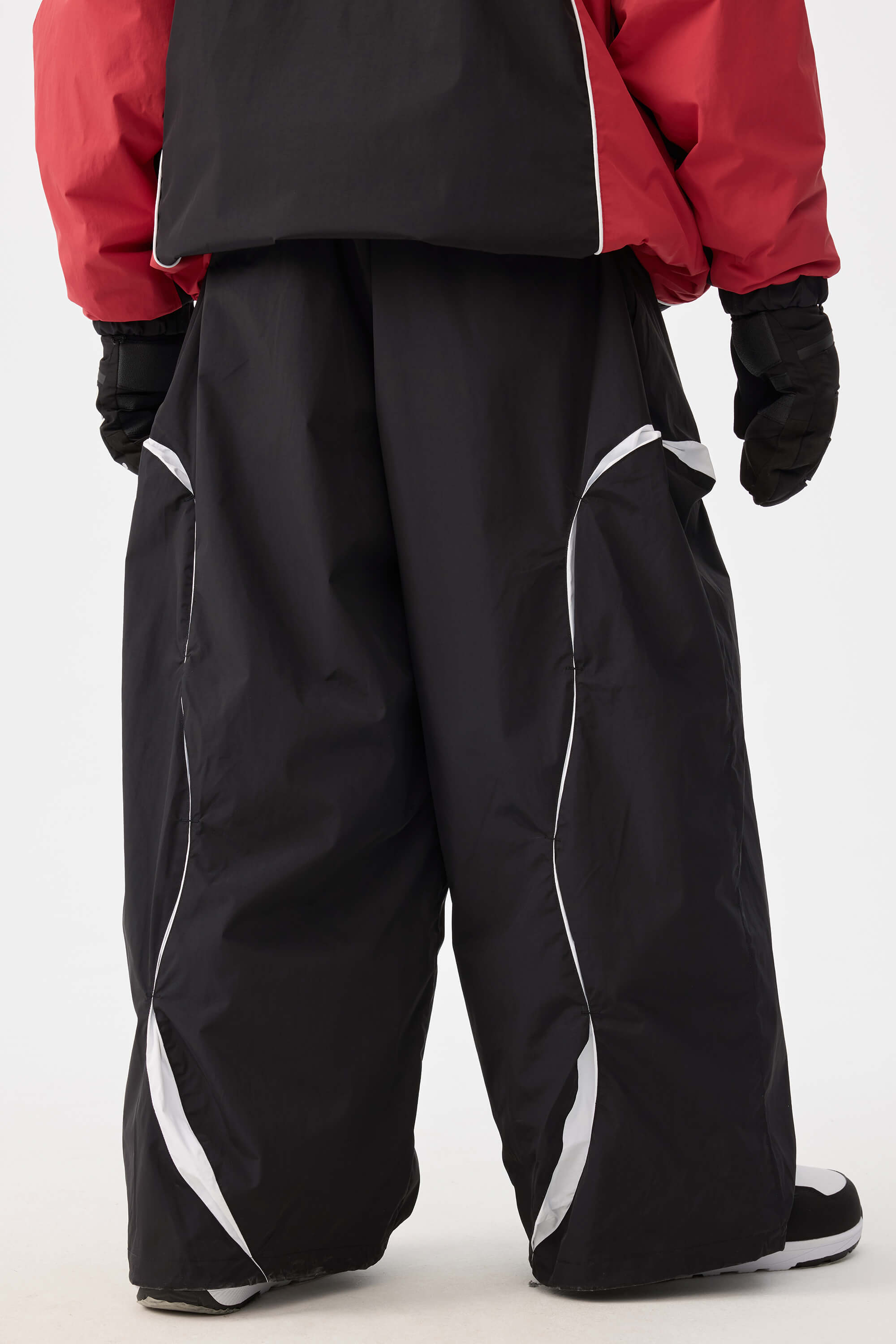 Retro Urban Paneled Construction Baggy Snow Pants – Unisex | Gsou Snow