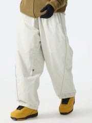 Baggy Reflective Piping Drawstring Snow Pants – Unisex | Gsou Snow