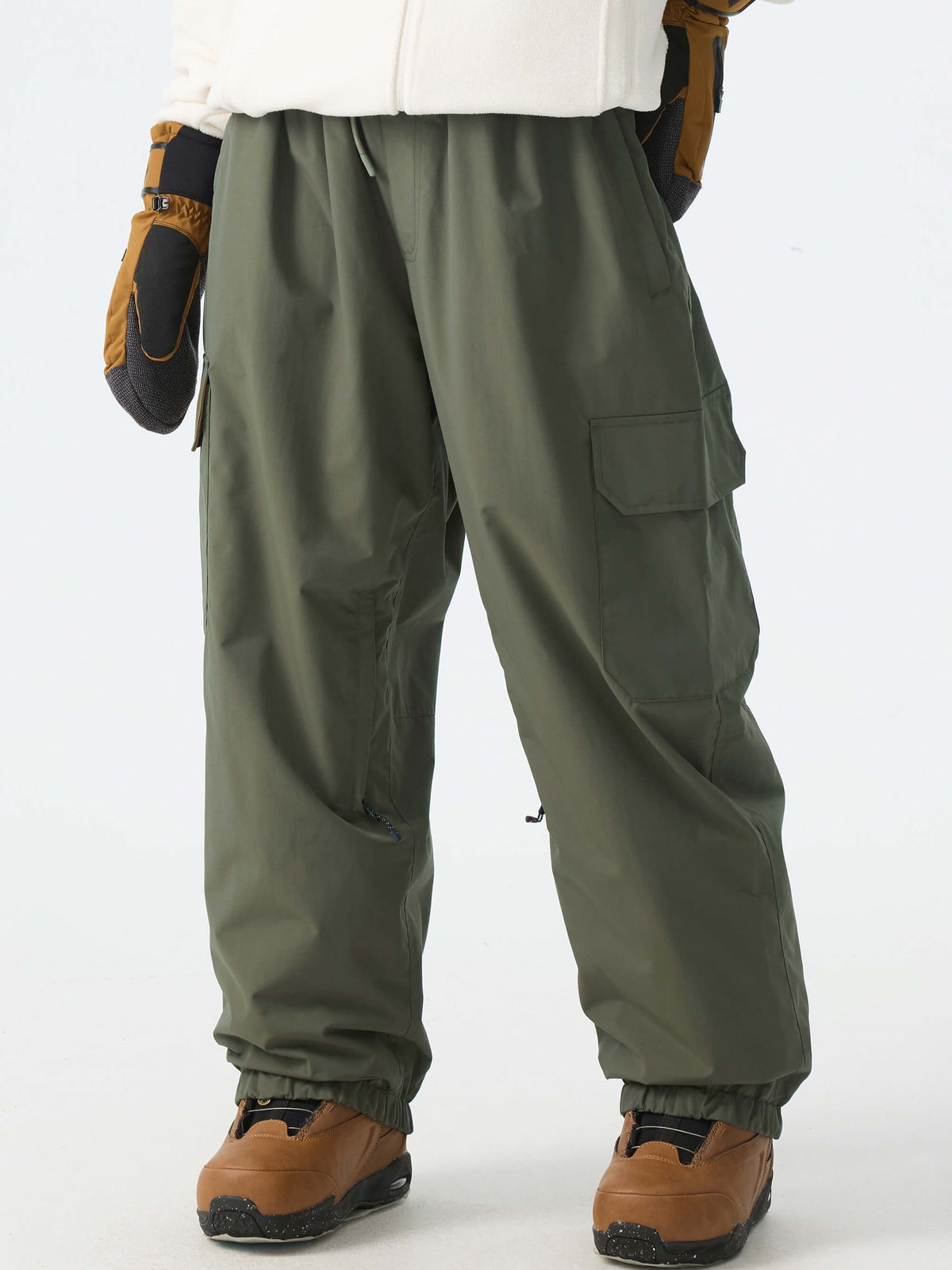 Sleek Sport Utility Hidden Cargo Pockets Baggy Snow Pants – Unisex | Gsou Snow