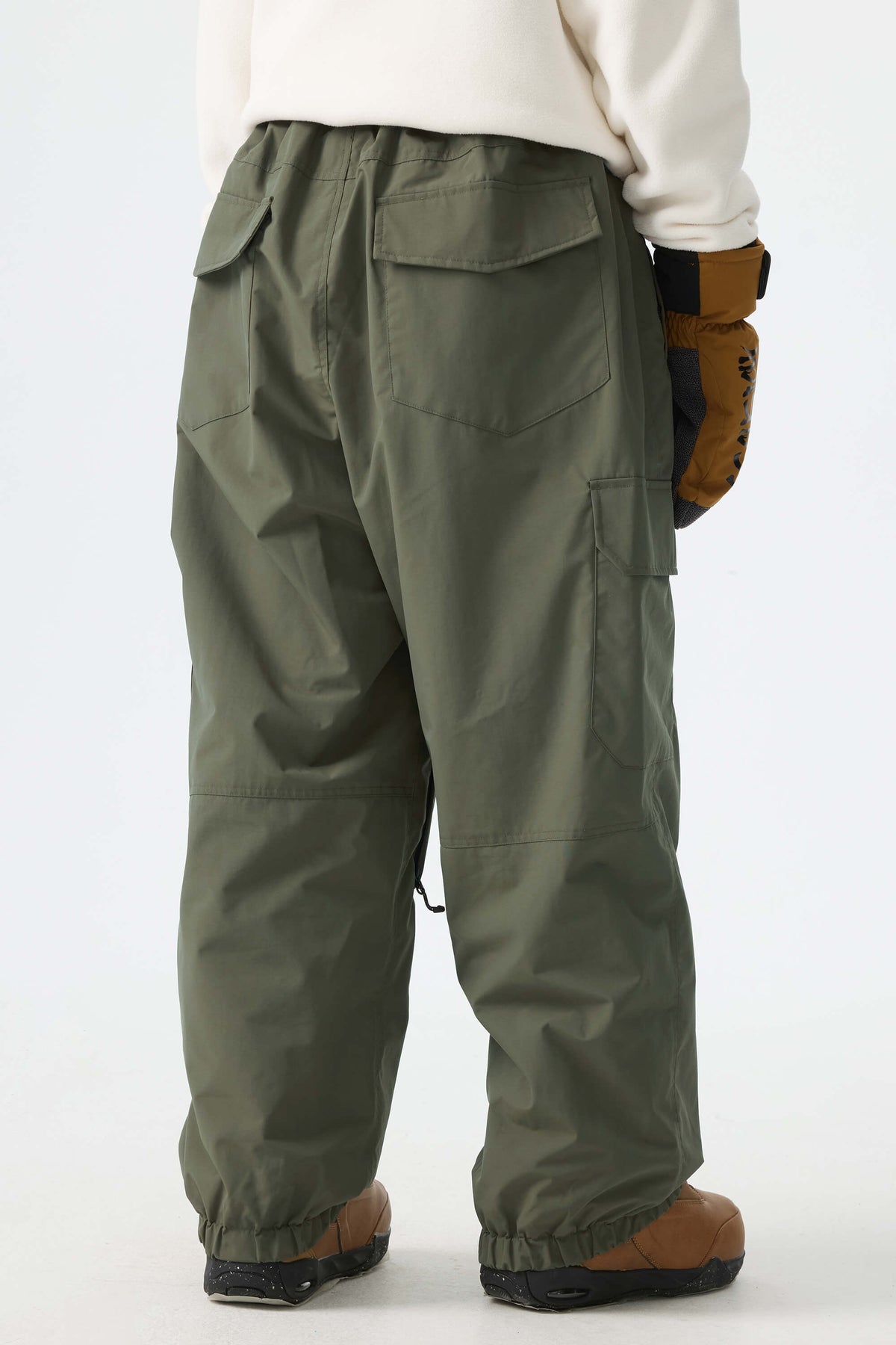 Sleek Sport Utility Hidden Cargo Pockets Baggy Snow Pants – Unisex | Gsou Snow
