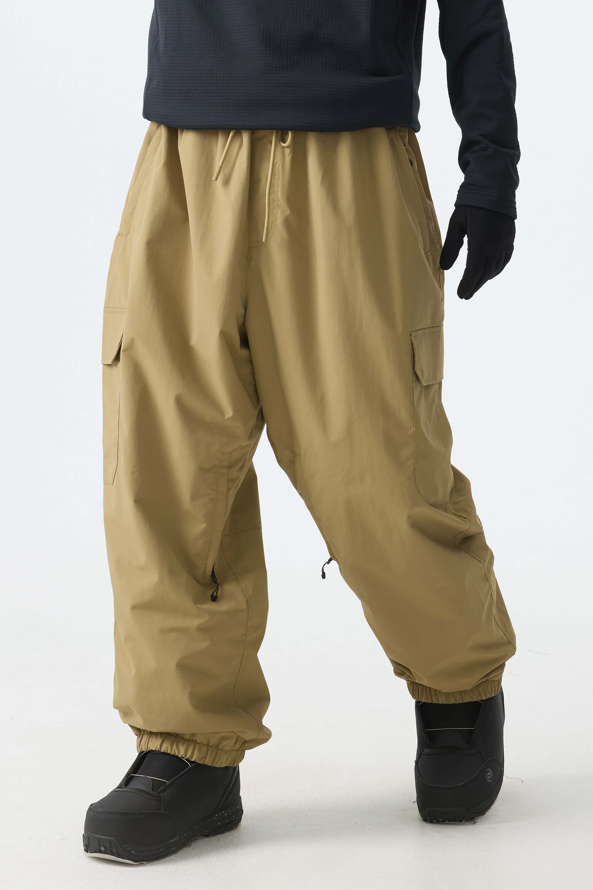 Sleek Sport Utility Hidden Cargo Pockets Baggy Snow Pants – Unisex | Gsou Snow