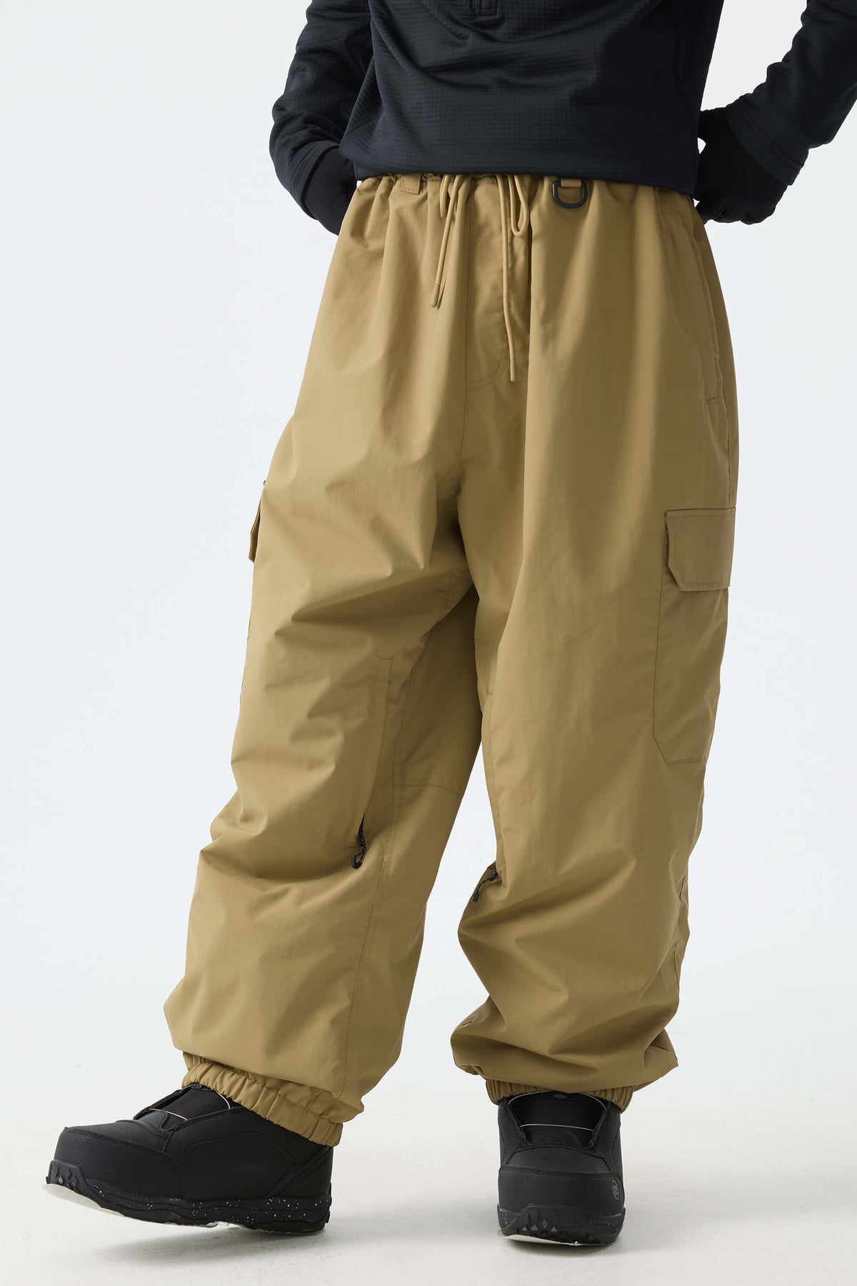 Sleek Sport Utility Hidden Cargo Pockets Baggy Snow Pants – Unisex | Gsou Snow