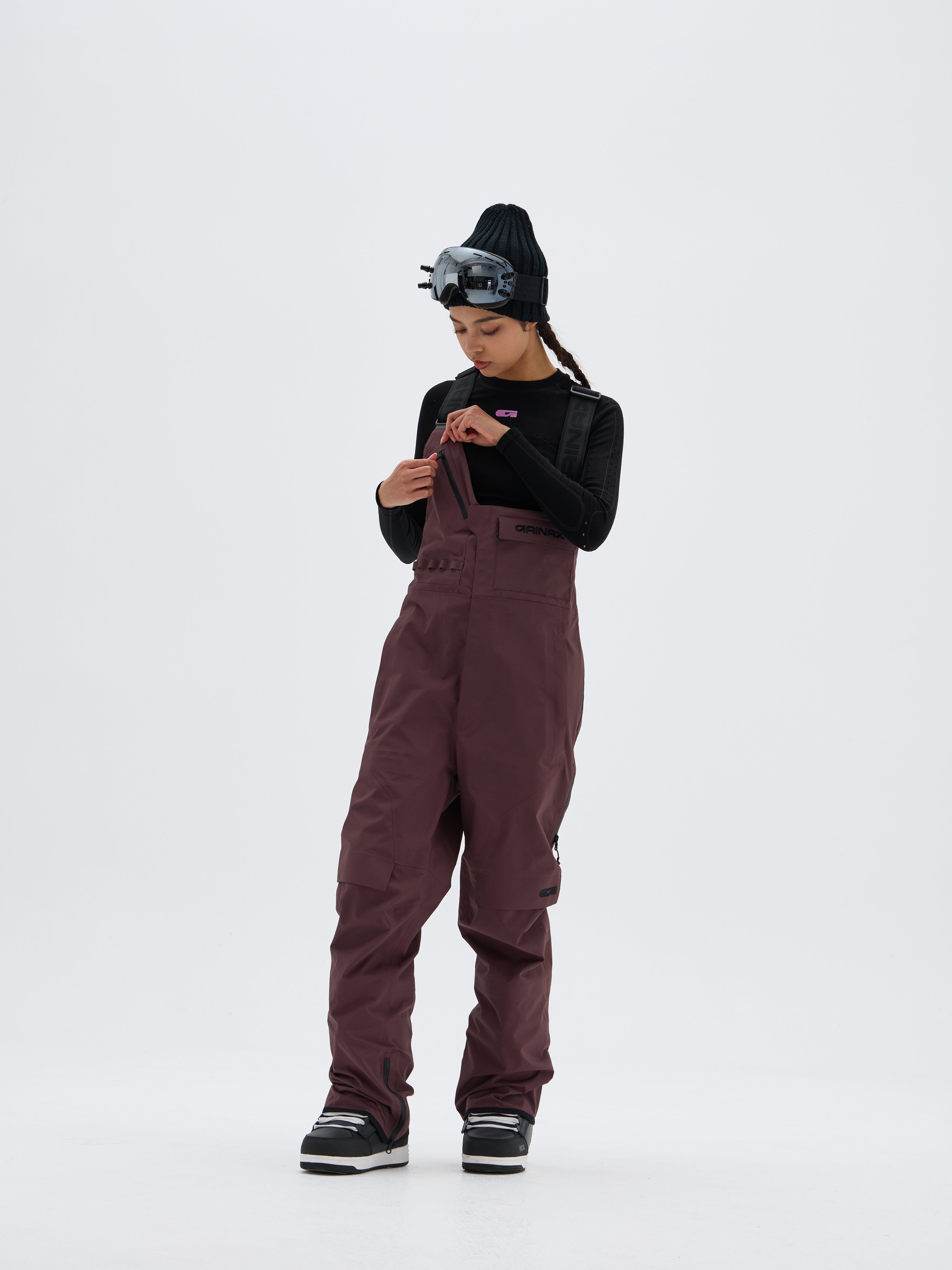 20K Waterproof NT1 3L Bib Snow Pants – Unisex | GAINAX