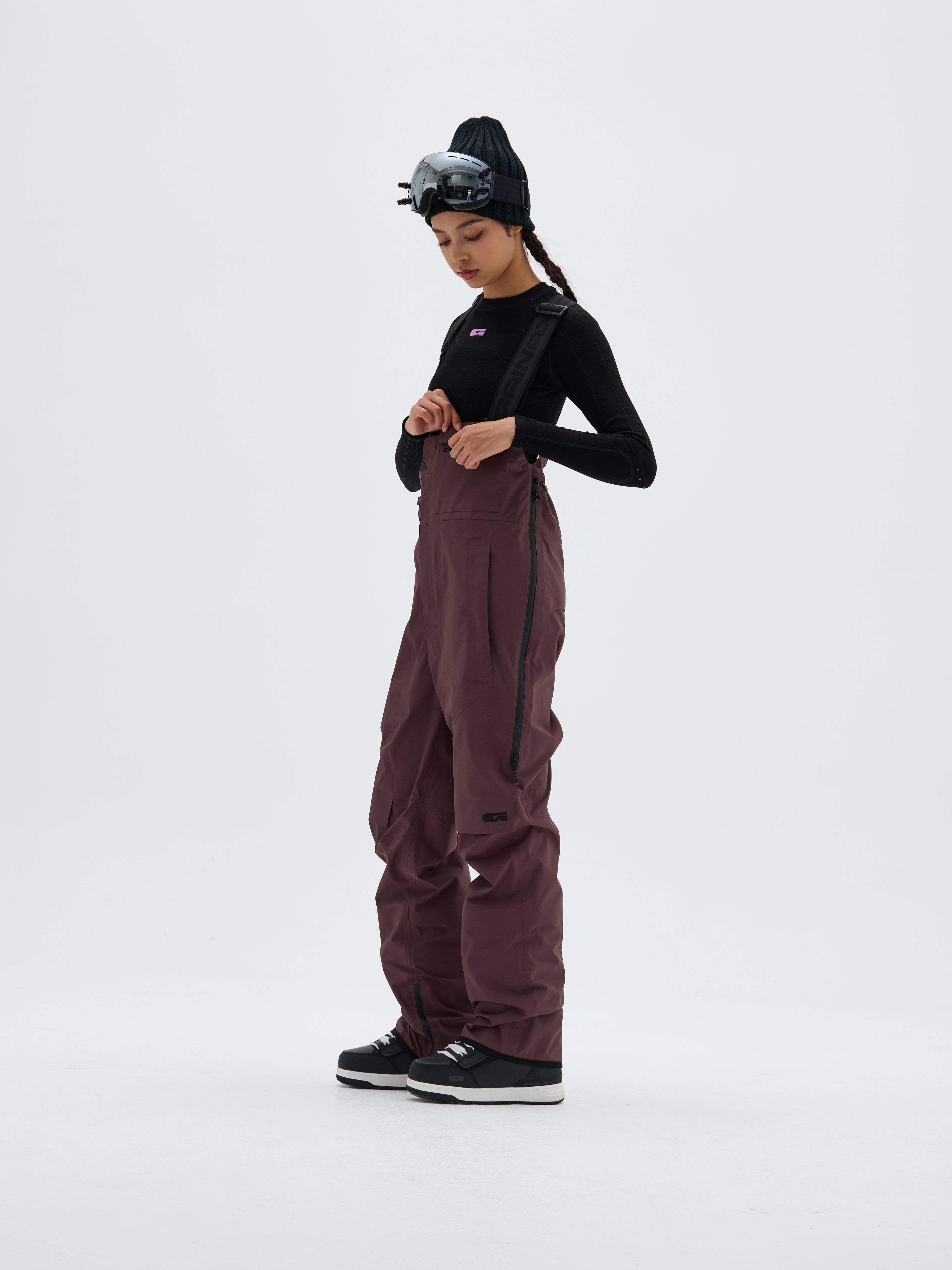 20K Waterproof NT1 3L Bib Snow Pants – Unisex | GAINAX