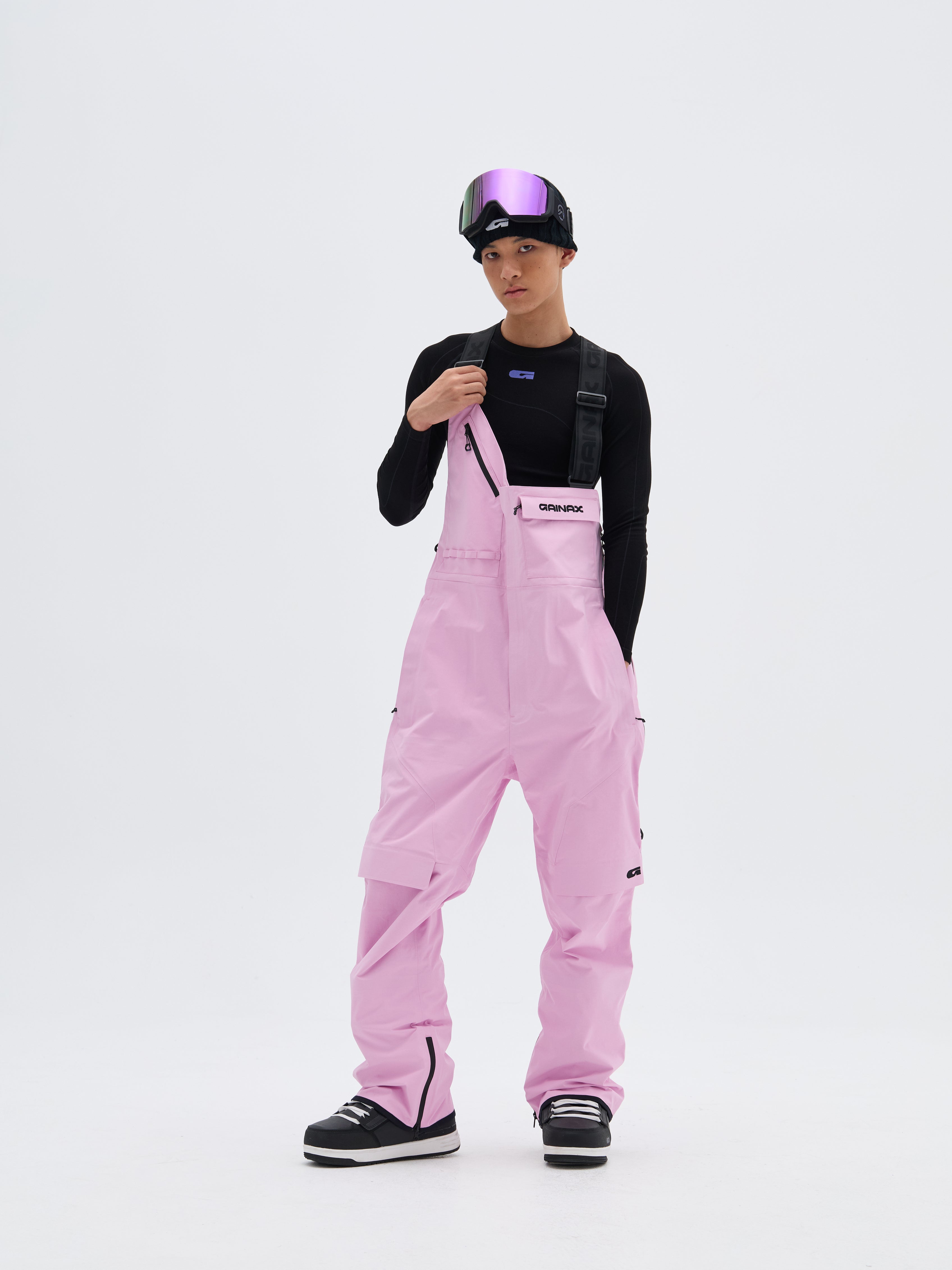 20K Waterproof NT1 3L Bib Snow Pants – Unisex | GAINAX