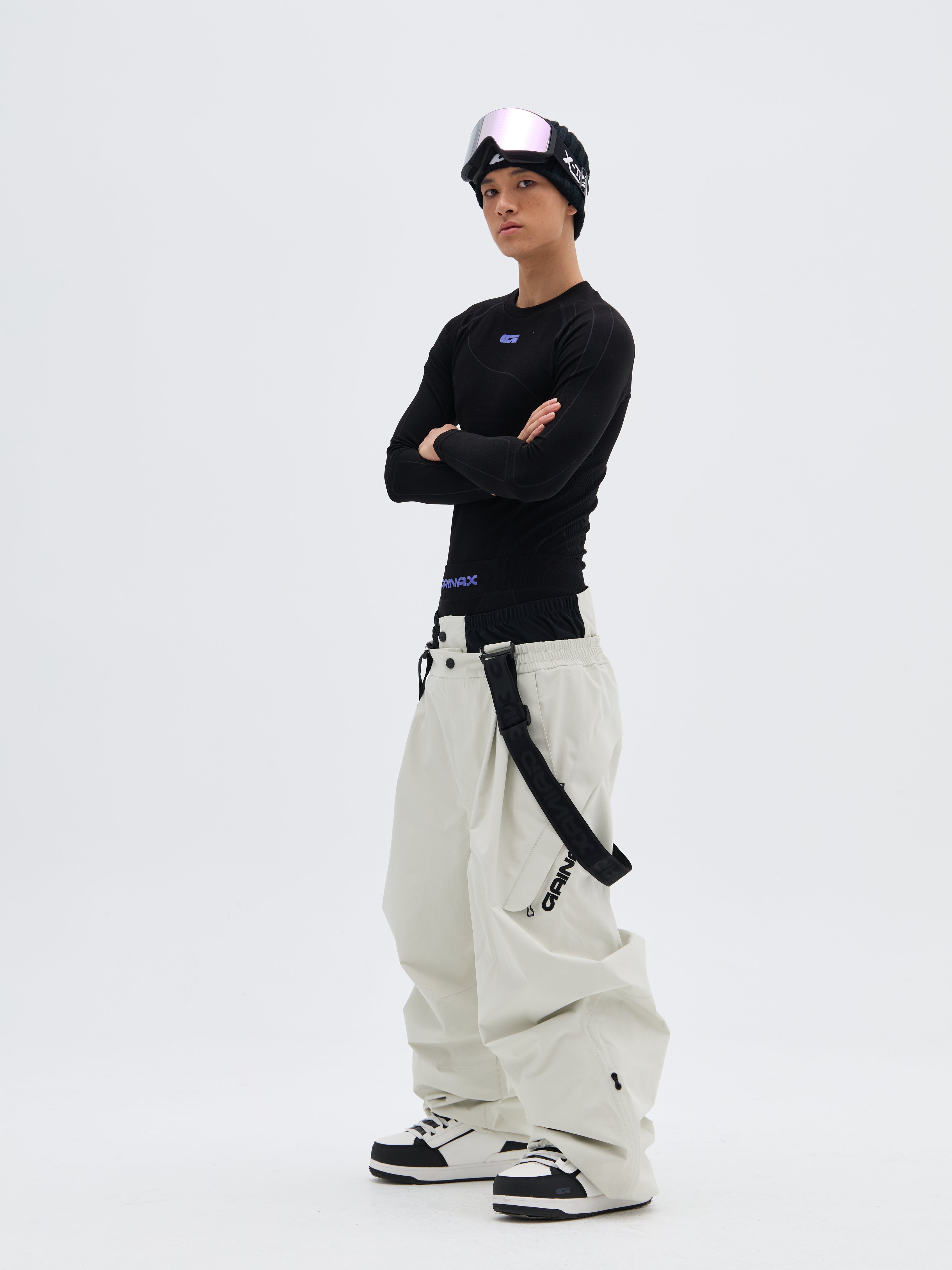20K Waterproof NT1 3L Bib Snow Pants – Unisex | GAINAX
