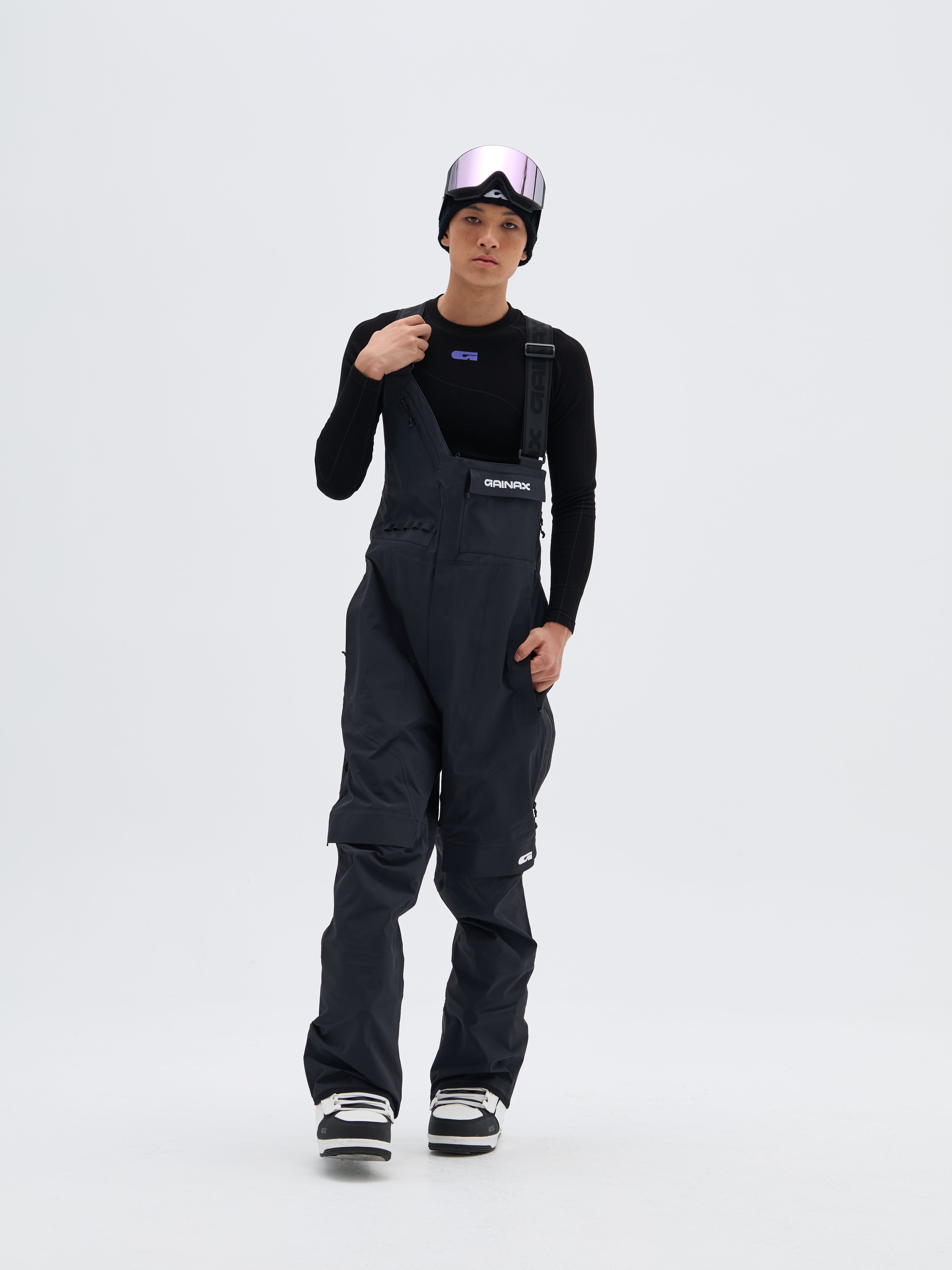20K Waterproof NT1 3L Bib Snow Pants – Unisex | GAINAX