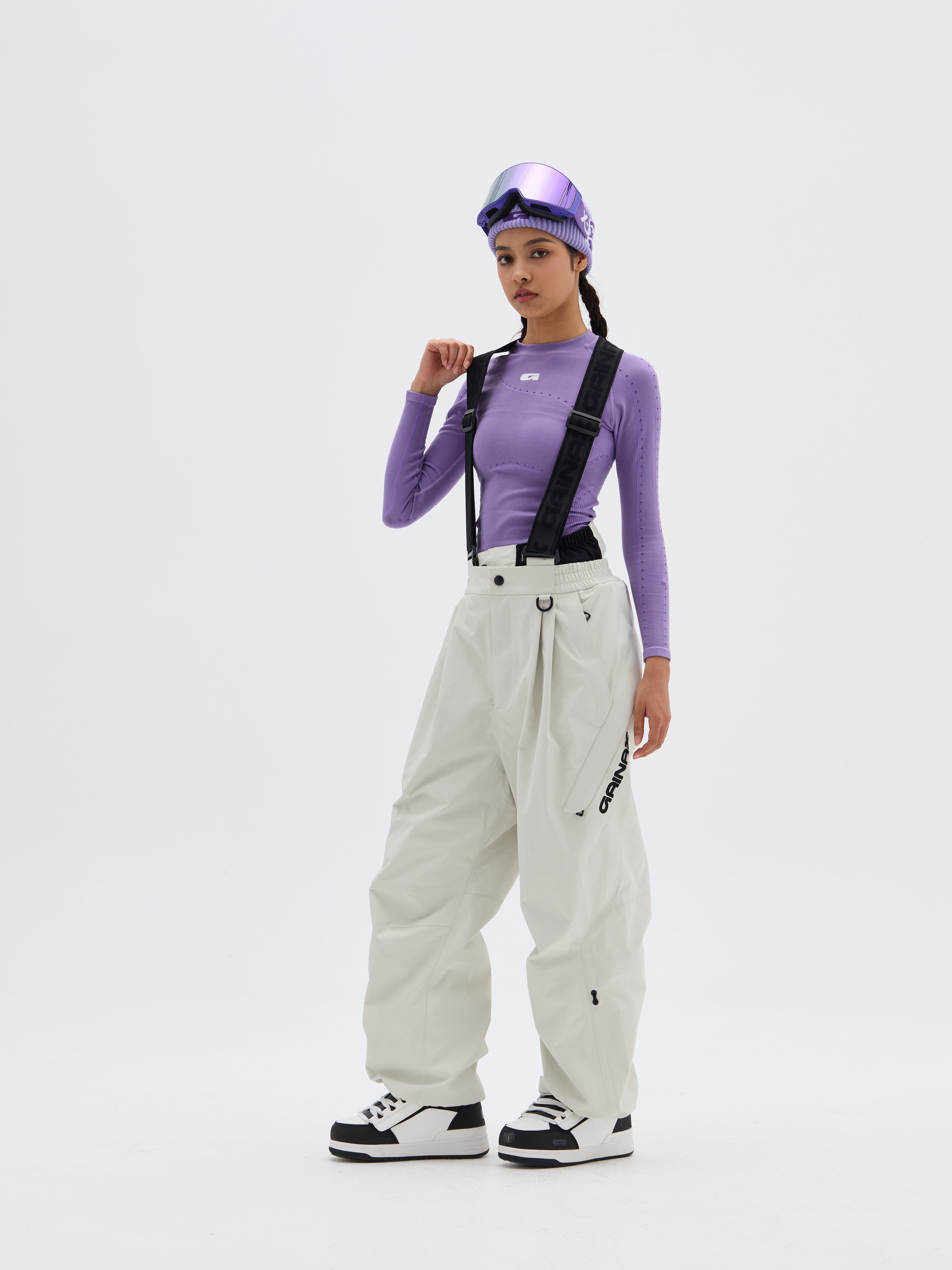 20K Waterproof NT1 3L Bib Snow Pants – Unisex | GAINAX
