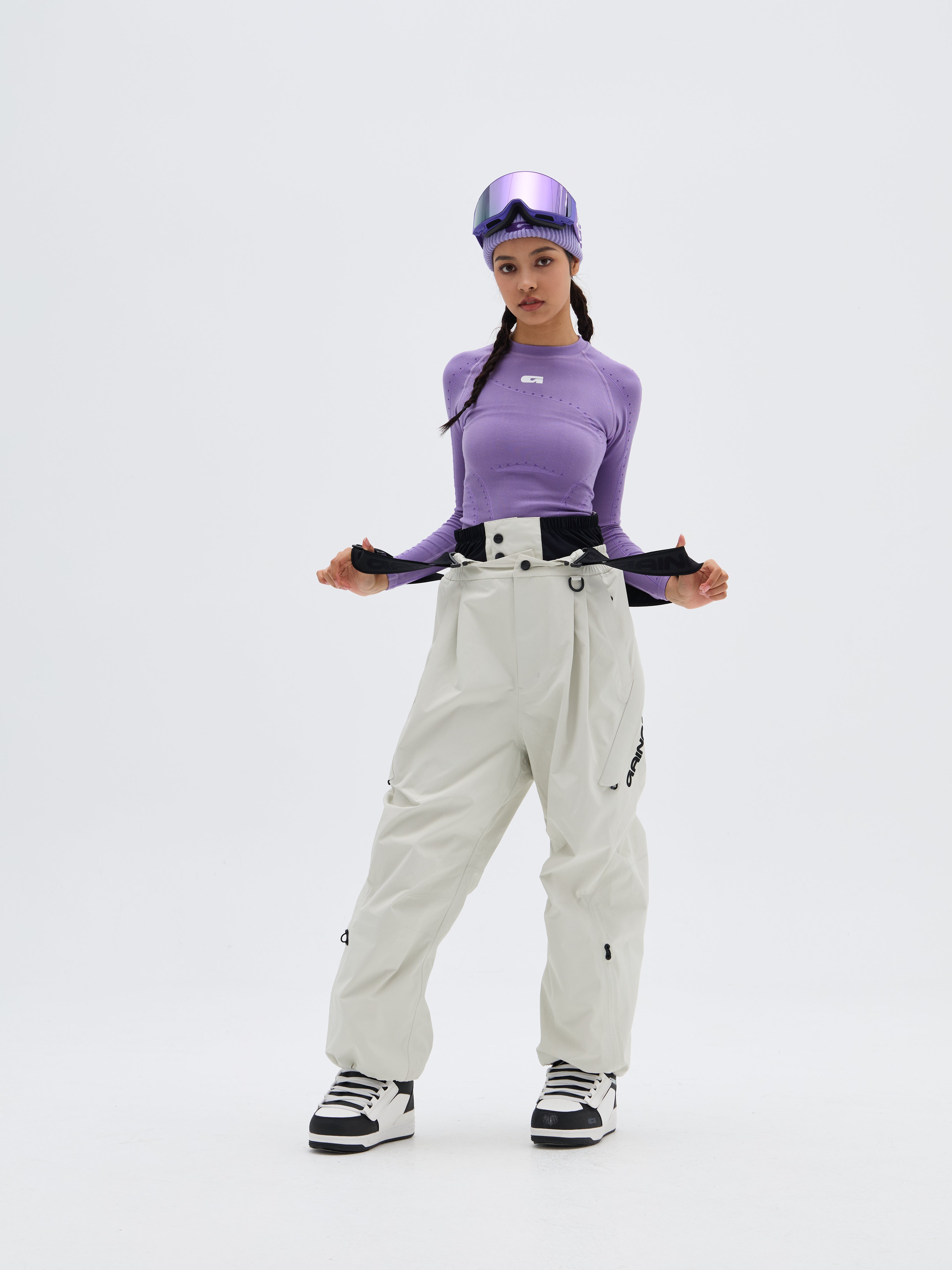 20K Waterproof NT1 3L Bib Snow Pants – Unisex | GAINAX