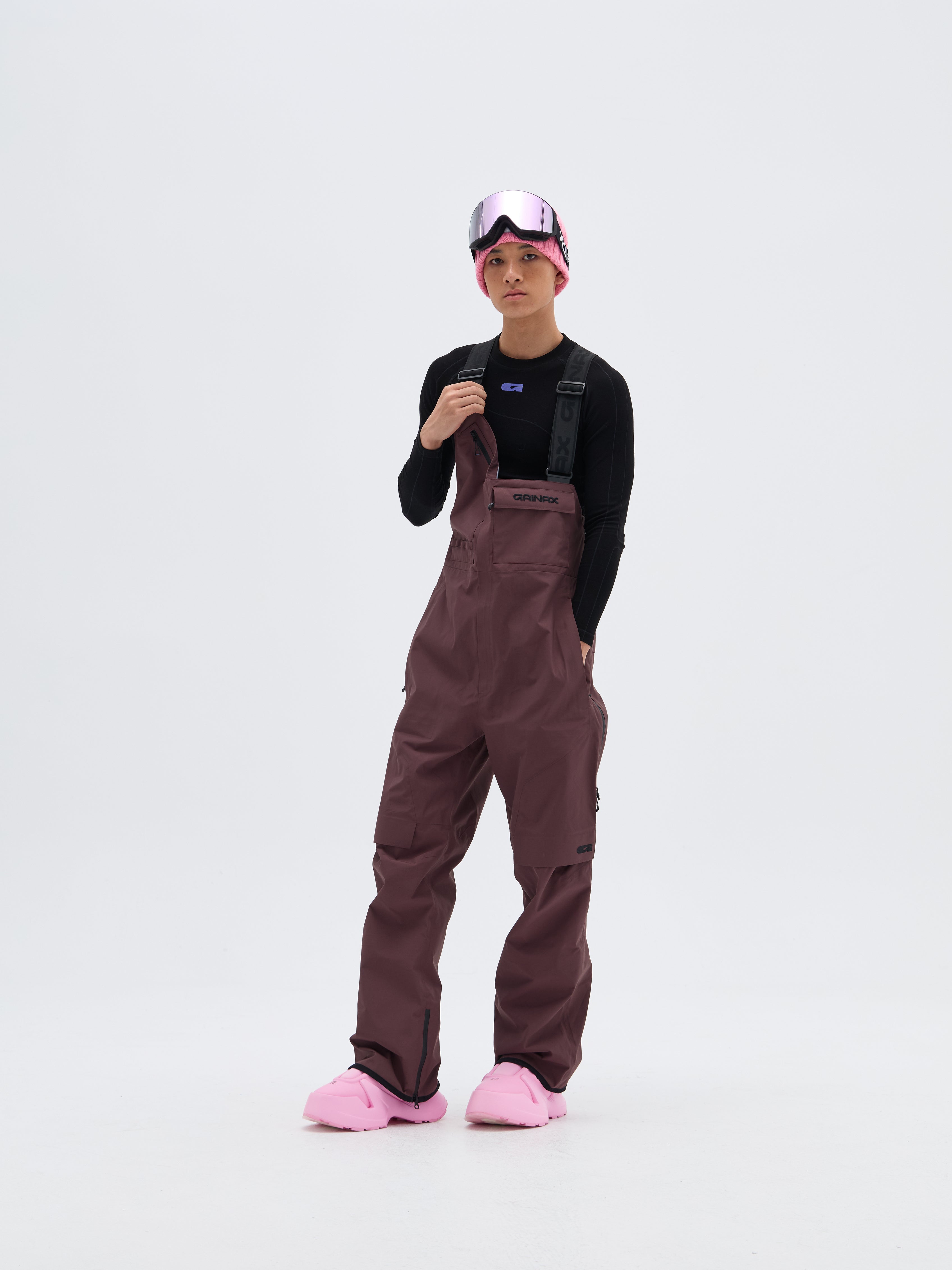 20K Waterproof NT1 3L Bib Snow Pants – Unisex | GAINAX