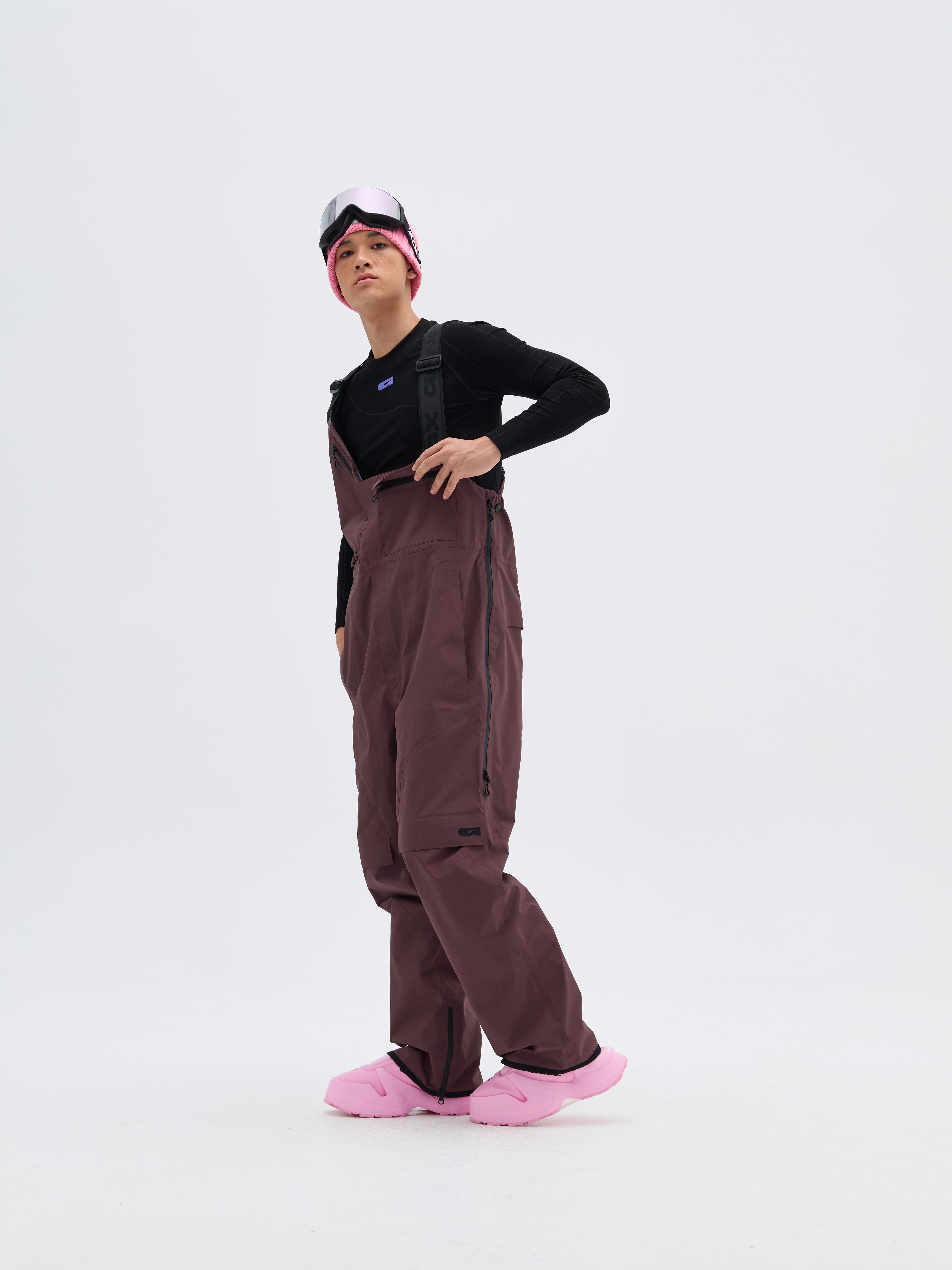 20K Waterproof NT1 3L Bib Snow Pants – Unisex | GAINAX