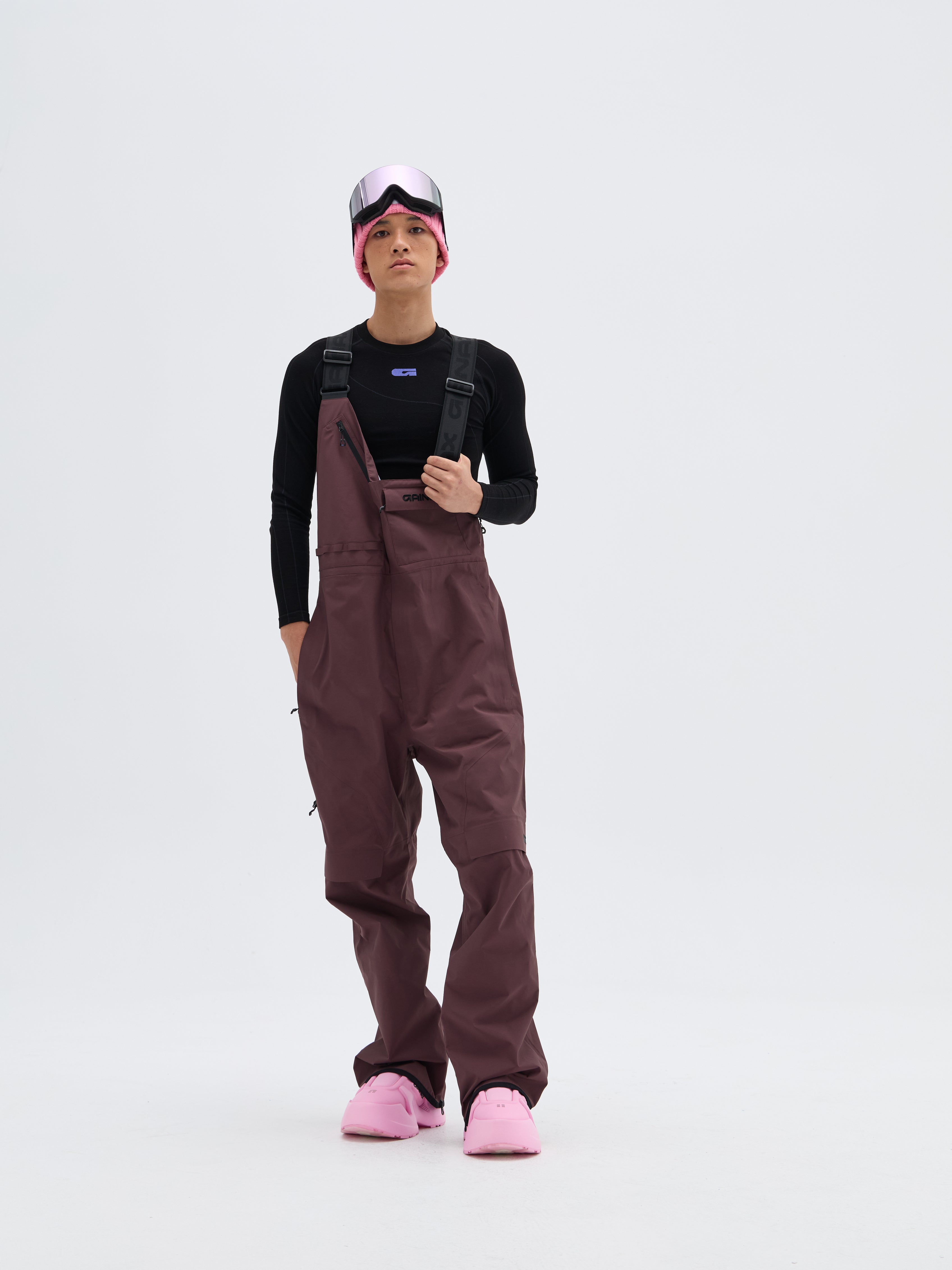 20K Waterproof NT1 3L Bib Snow Pants – Unisex | GAINAX