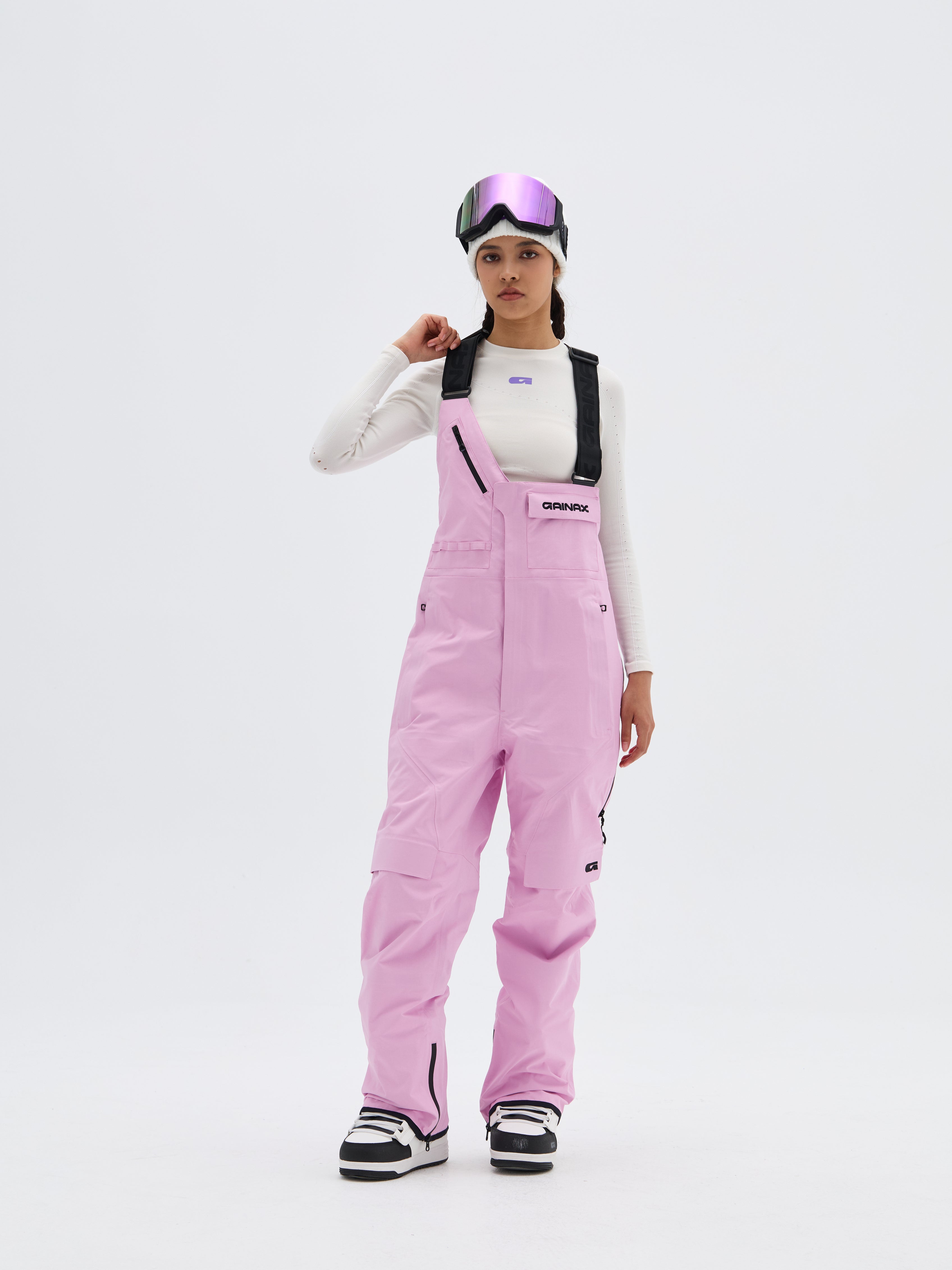20K Waterproof NT1 3L Bib Snow Pants – Unisex | GAINAX