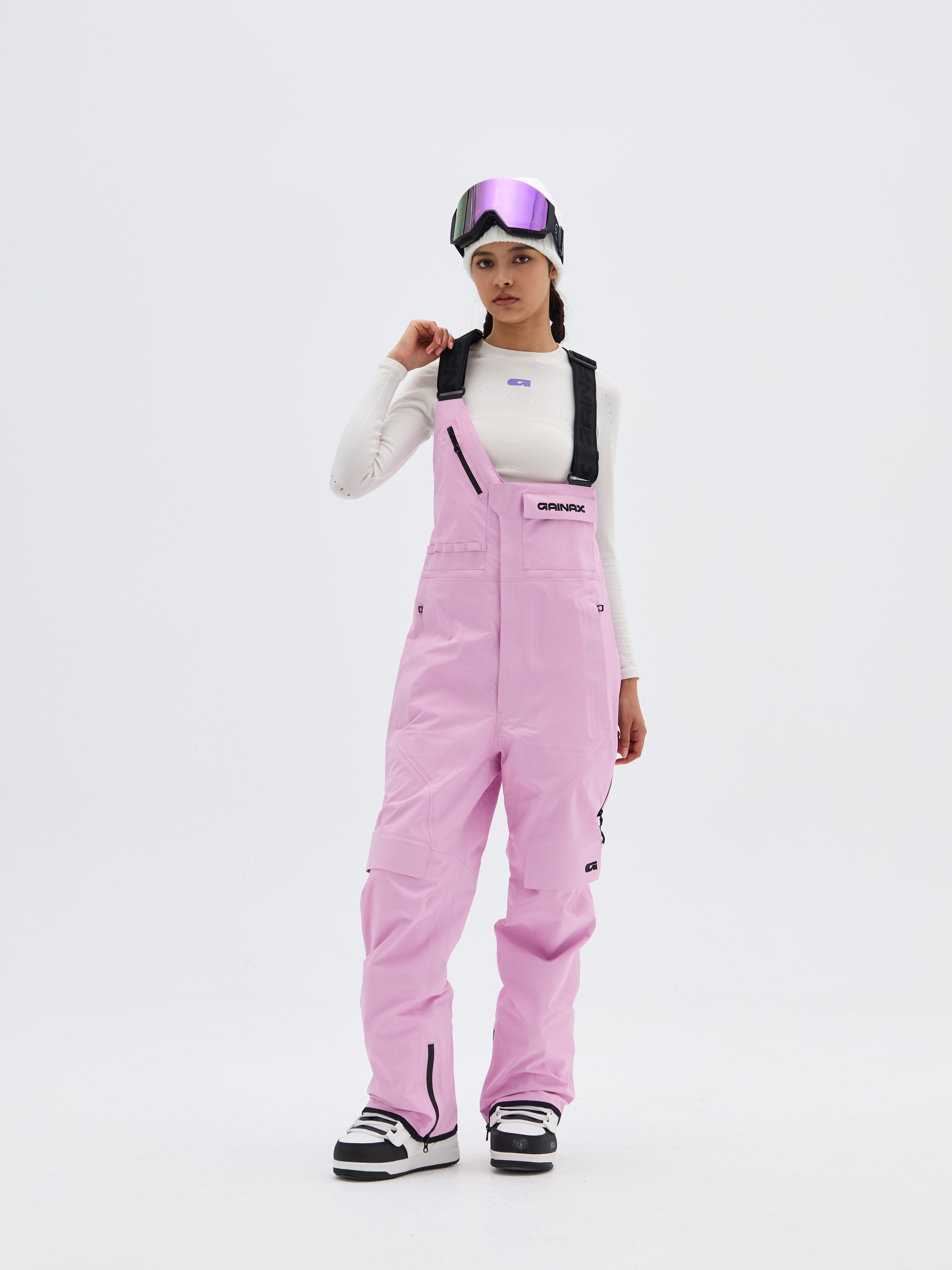 20K Waterproof NT1 3L Bib Snow Pants – Unisex | GAINAX
