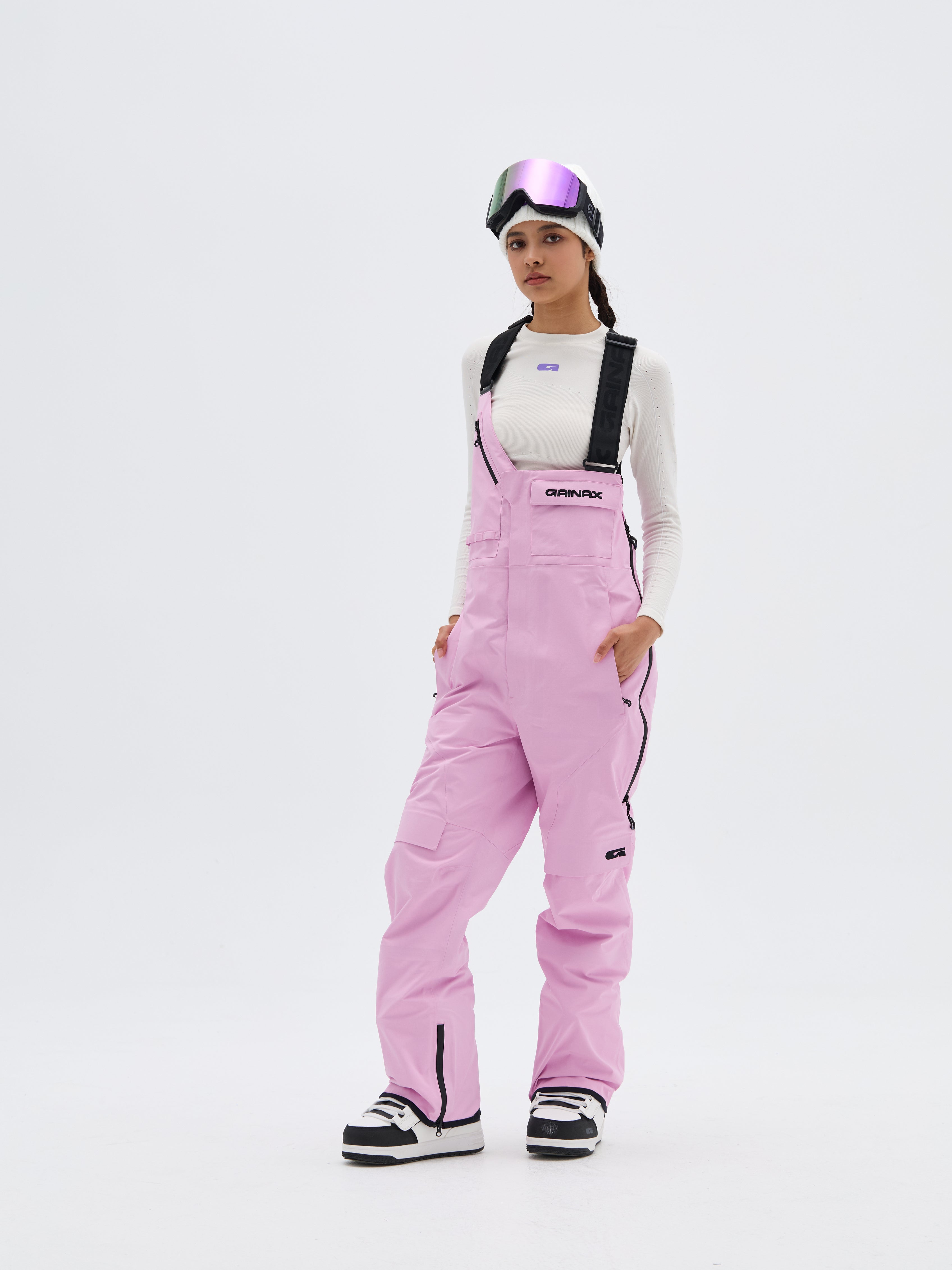 20K Waterproof NT1 3L Bib Snow Pants – Unisex | GAINAX