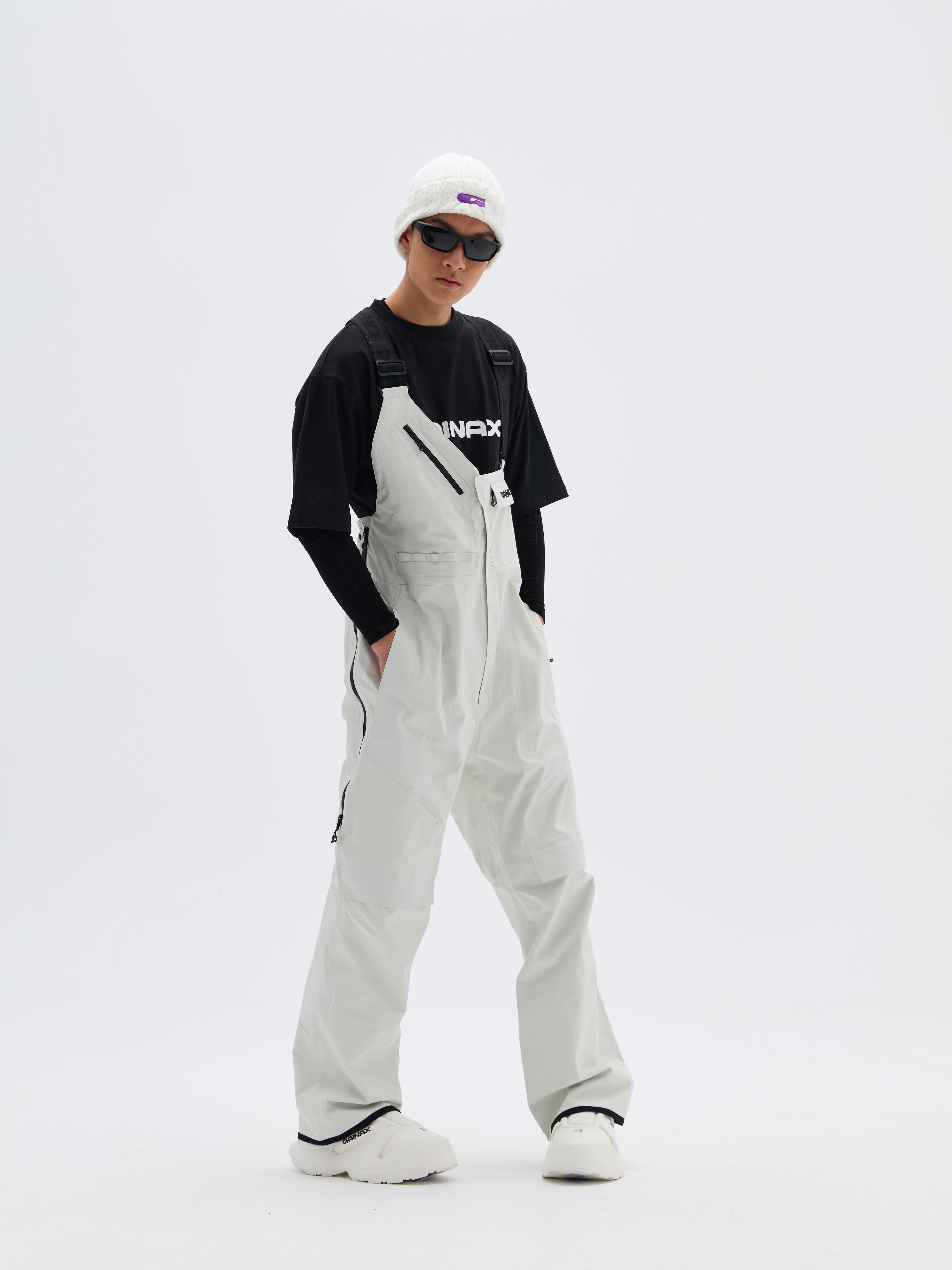20K Waterproof NT1 3L Bib Snow Pants – Unisex | GAINAX
