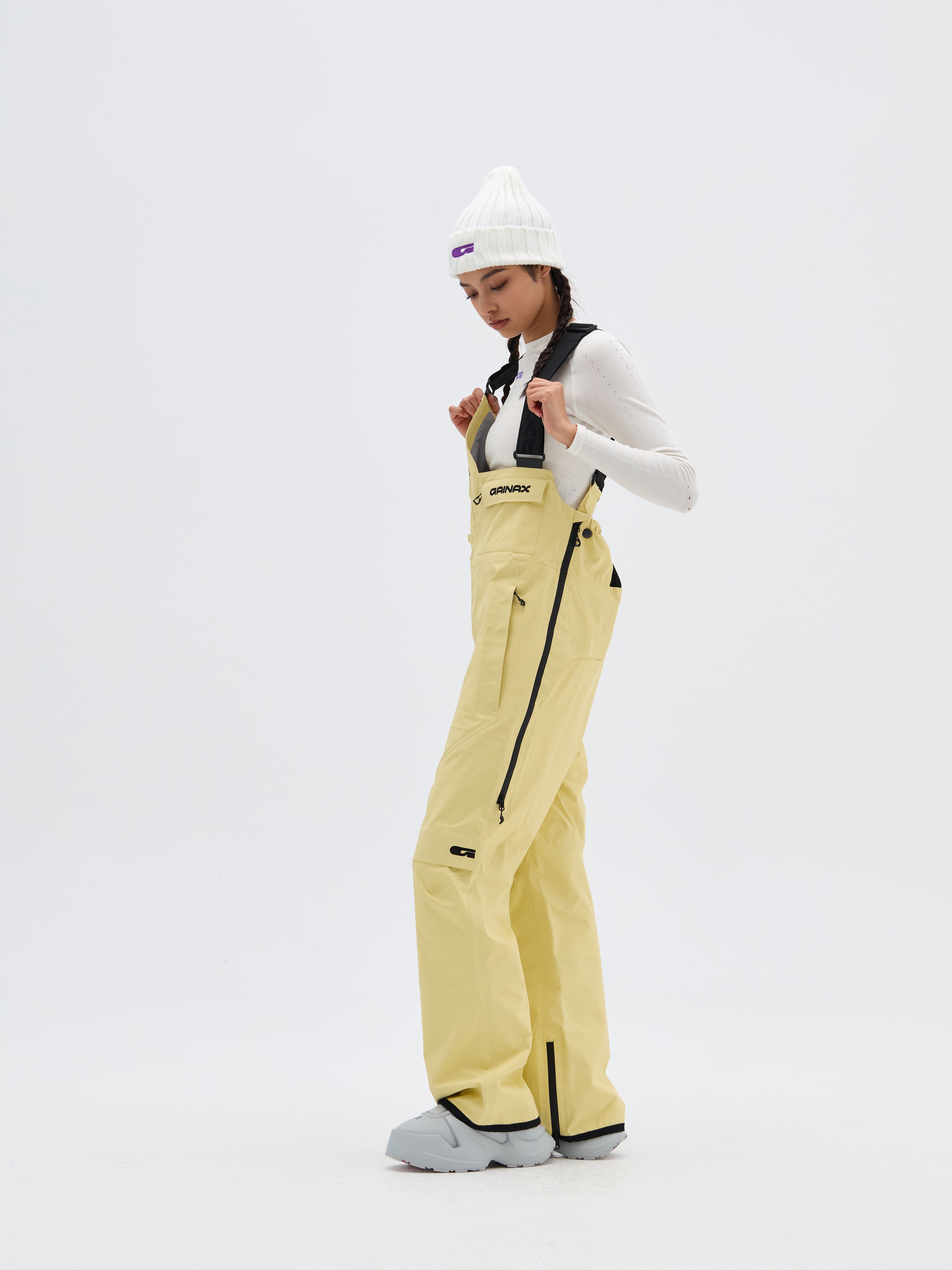 20K Waterproof NT1 3L Bib Snow Pants – Unisex | GAINAX