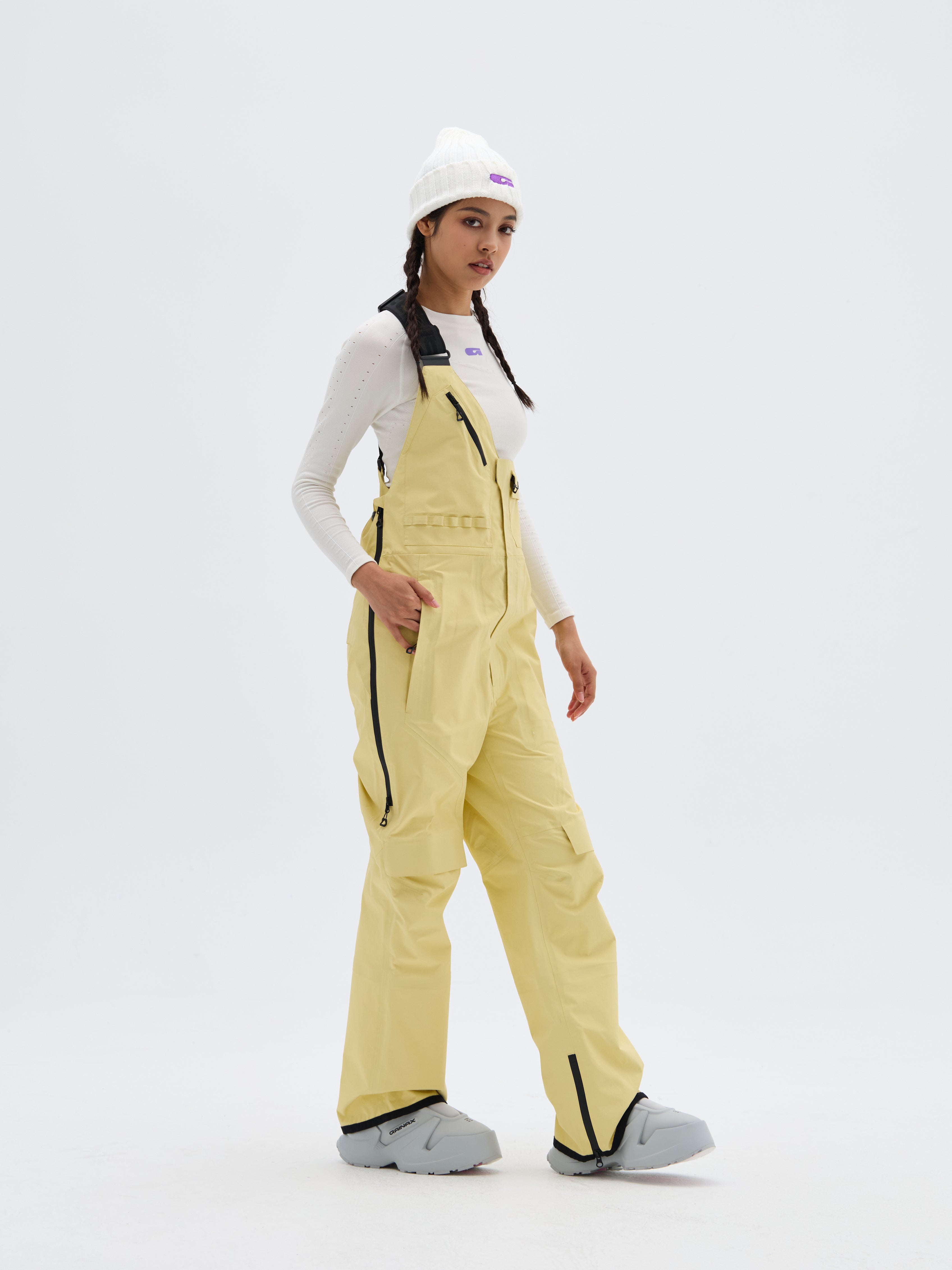 20K Waterproof NT1 3L Bib Snow Pants – Unisex | GAINAX