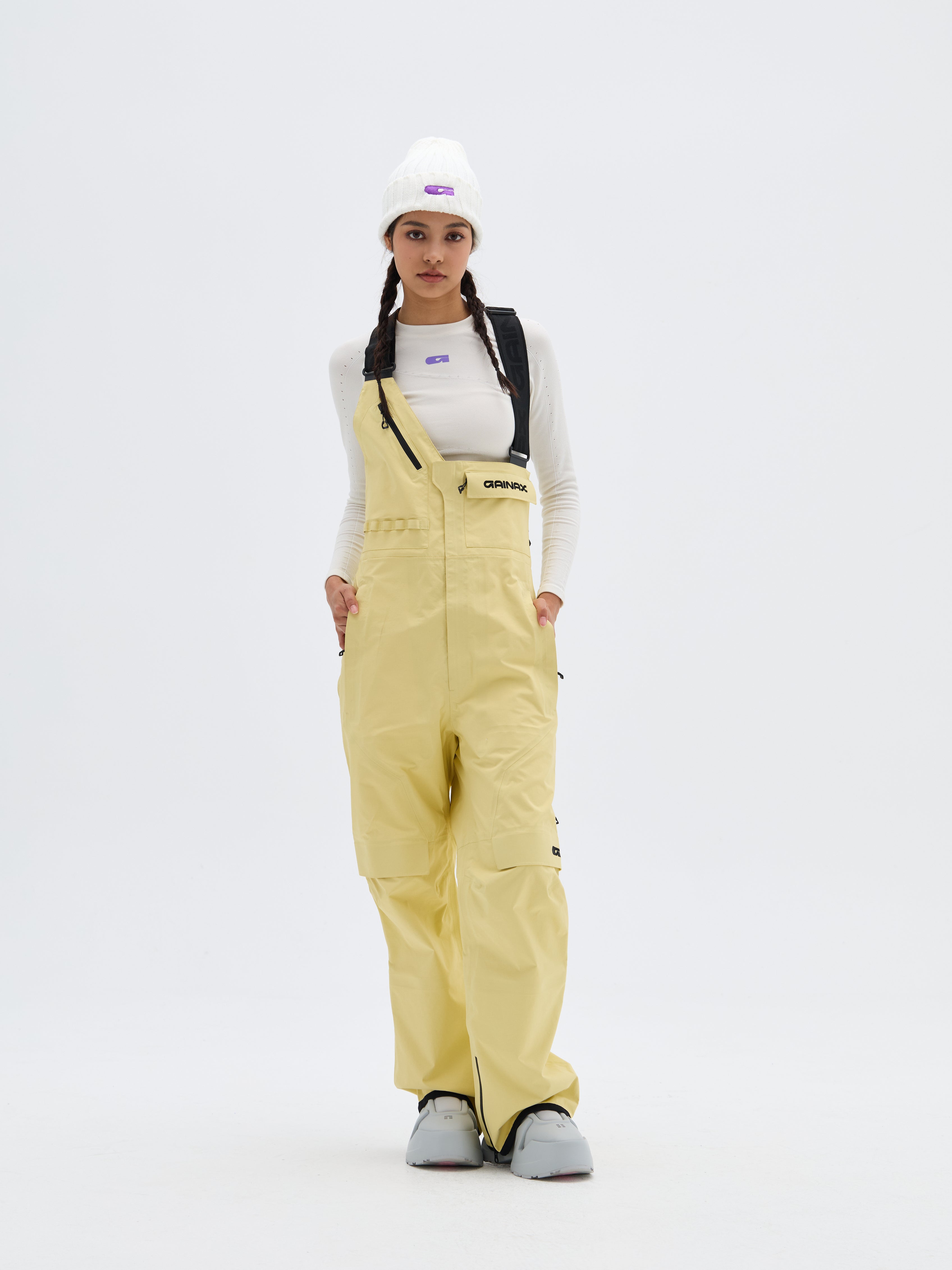 20K Waterproof NT1 3L Bib Snow Pants – Unisex | GAINAX