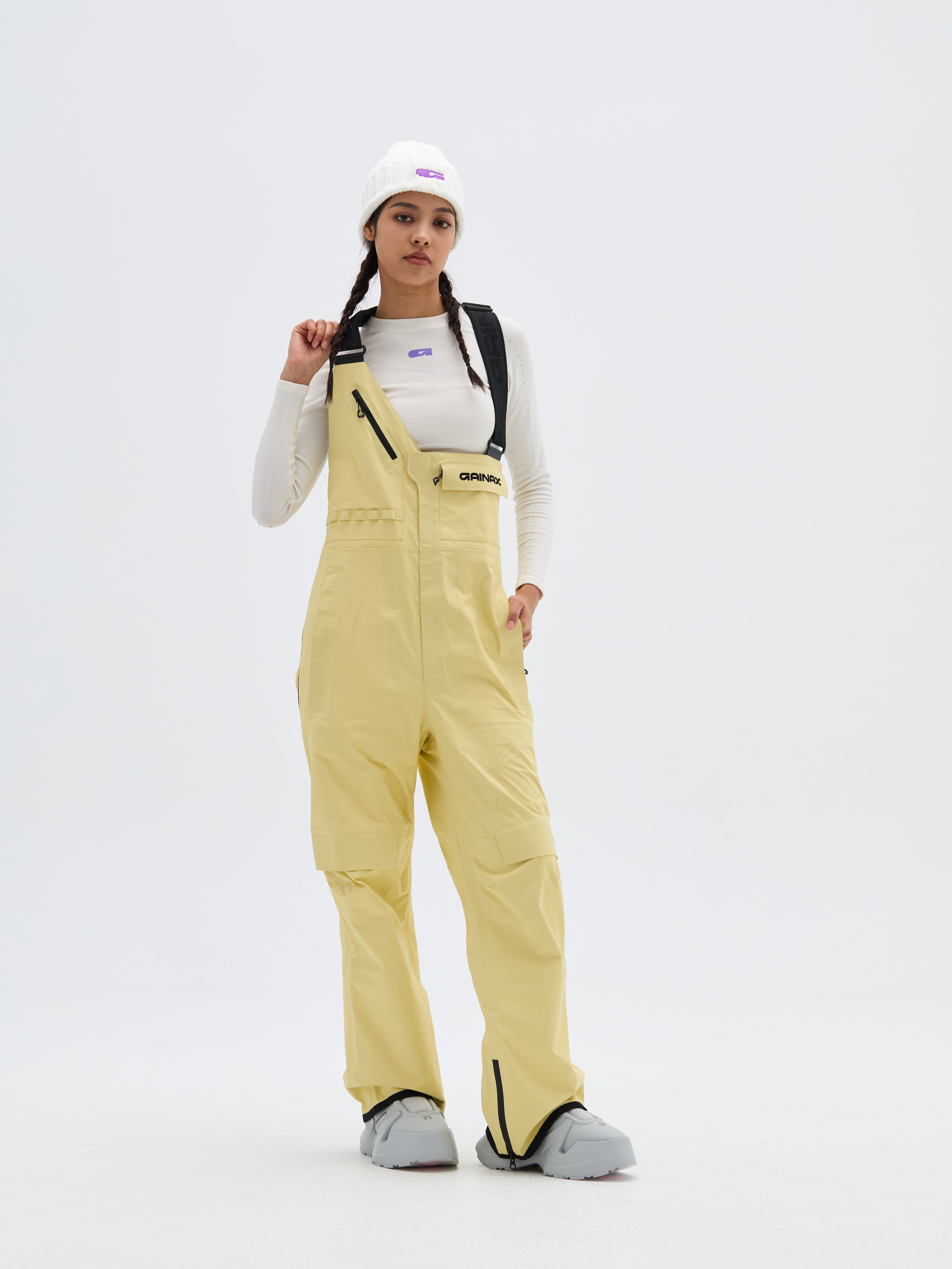 20K Waterproof NT1 3L Bib Snow Pants – Unisex | GAINAX