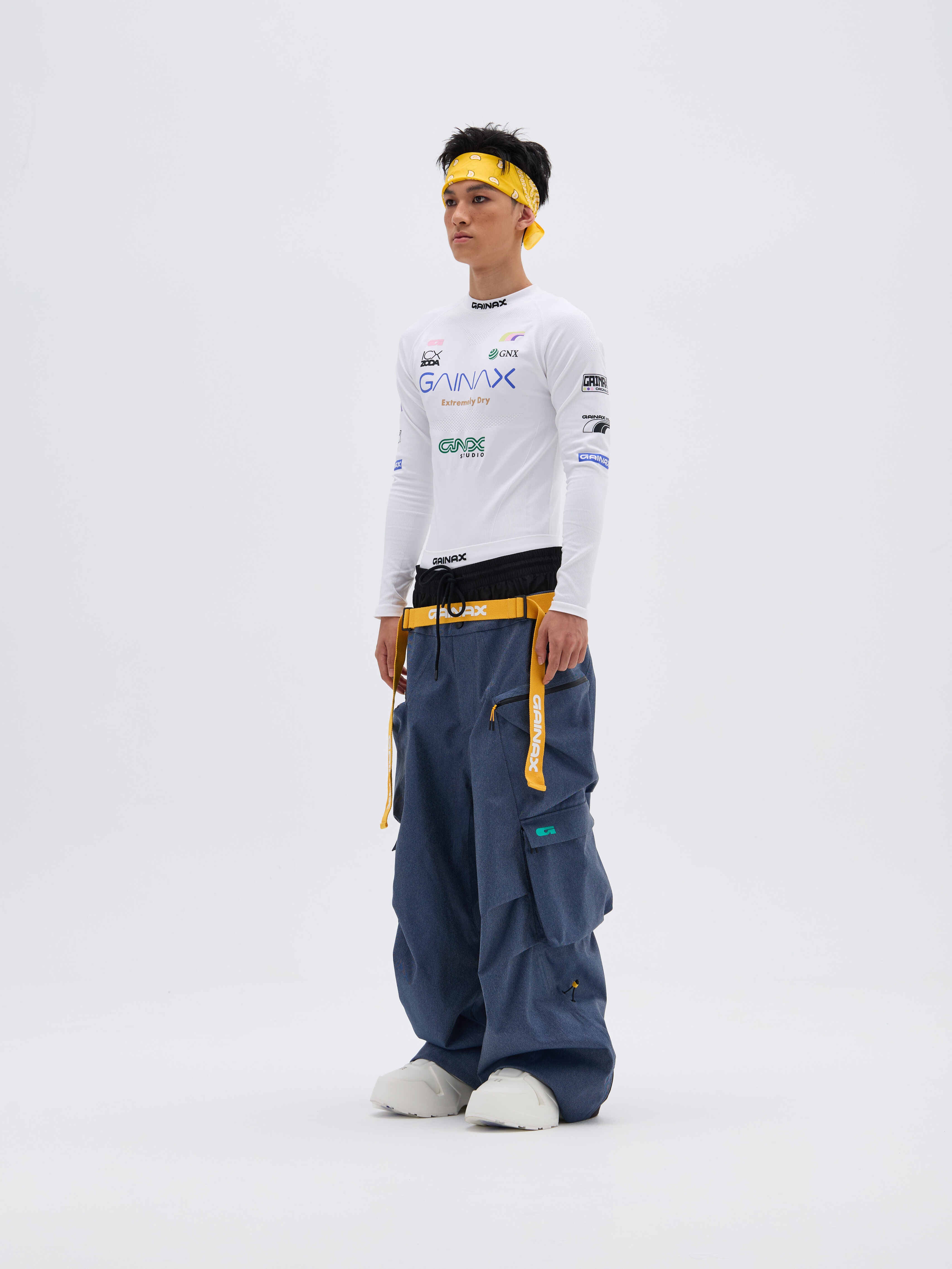 REBEL 3L Waterproof Freeride Ski Pants Blue - Unisex | GAINAX