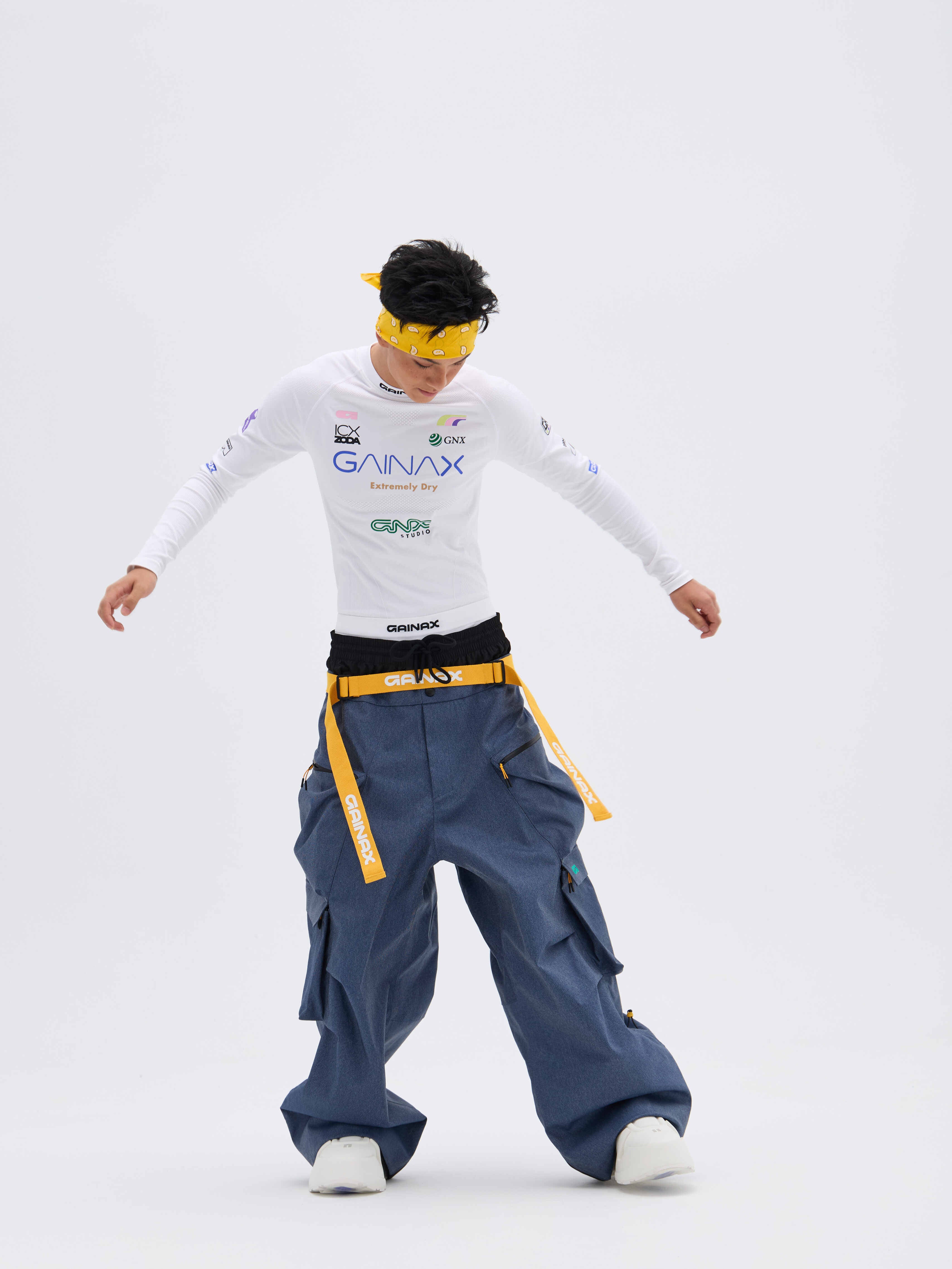 REBEL 3L Waterproof Freeride Ski Pants Blue - Unisex | GAINAX