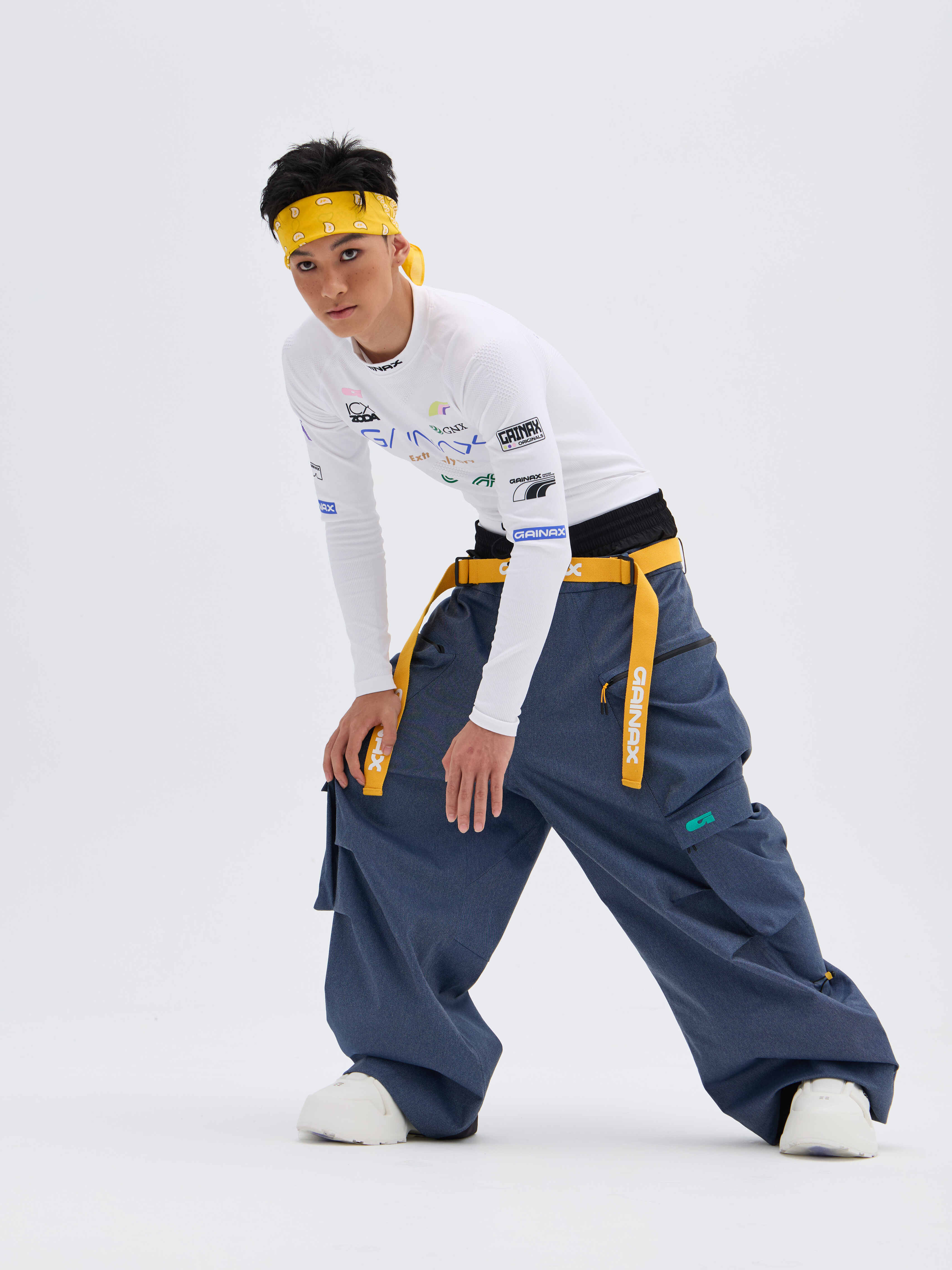 REBEL 3L Waterproof Freeride Ski Pants Blue - Unisex | GAINAX