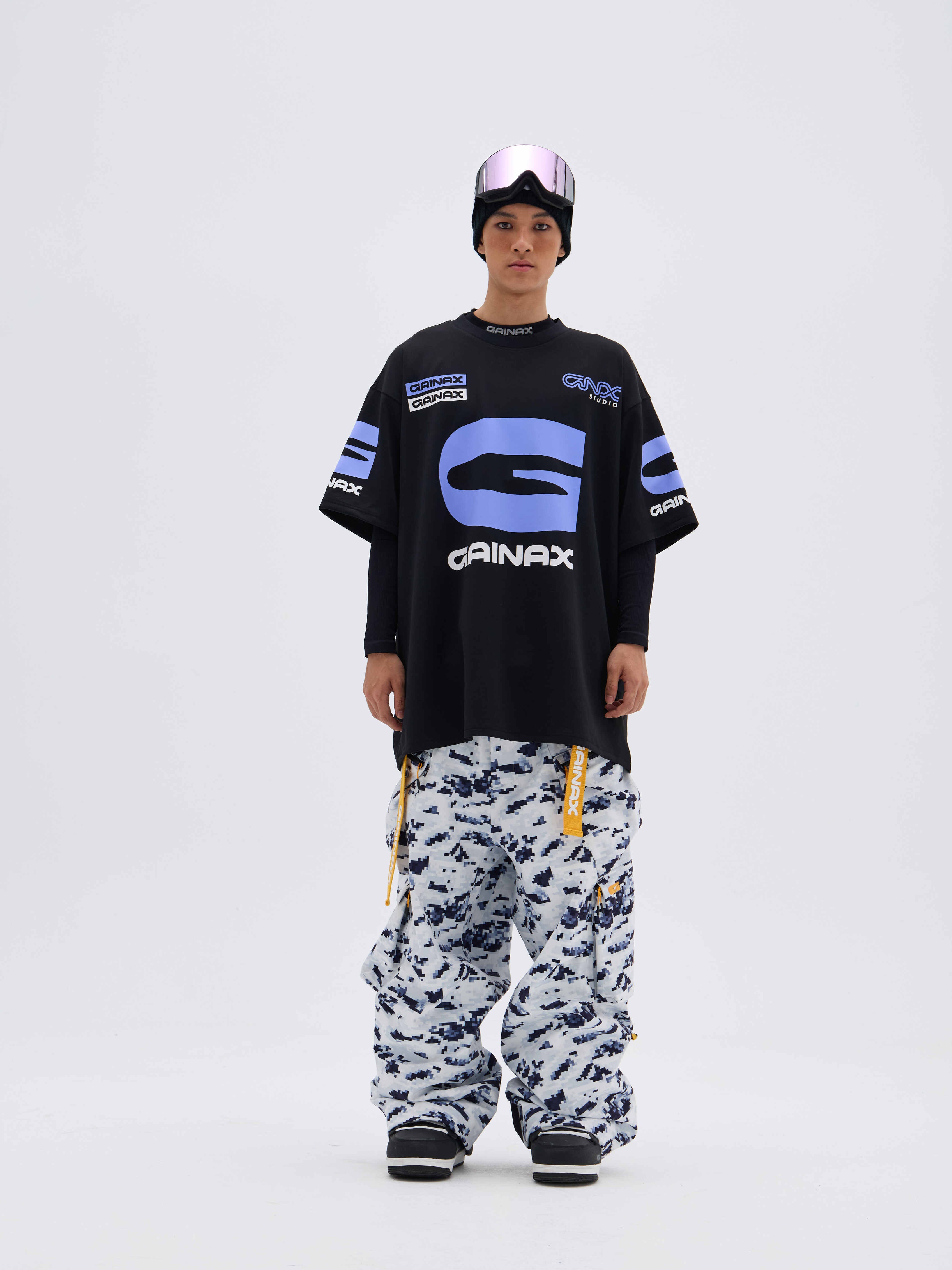 REBEL 3L Waterproof Freeride Ski Pants Snow camouflage - Unisex | GAINAX
